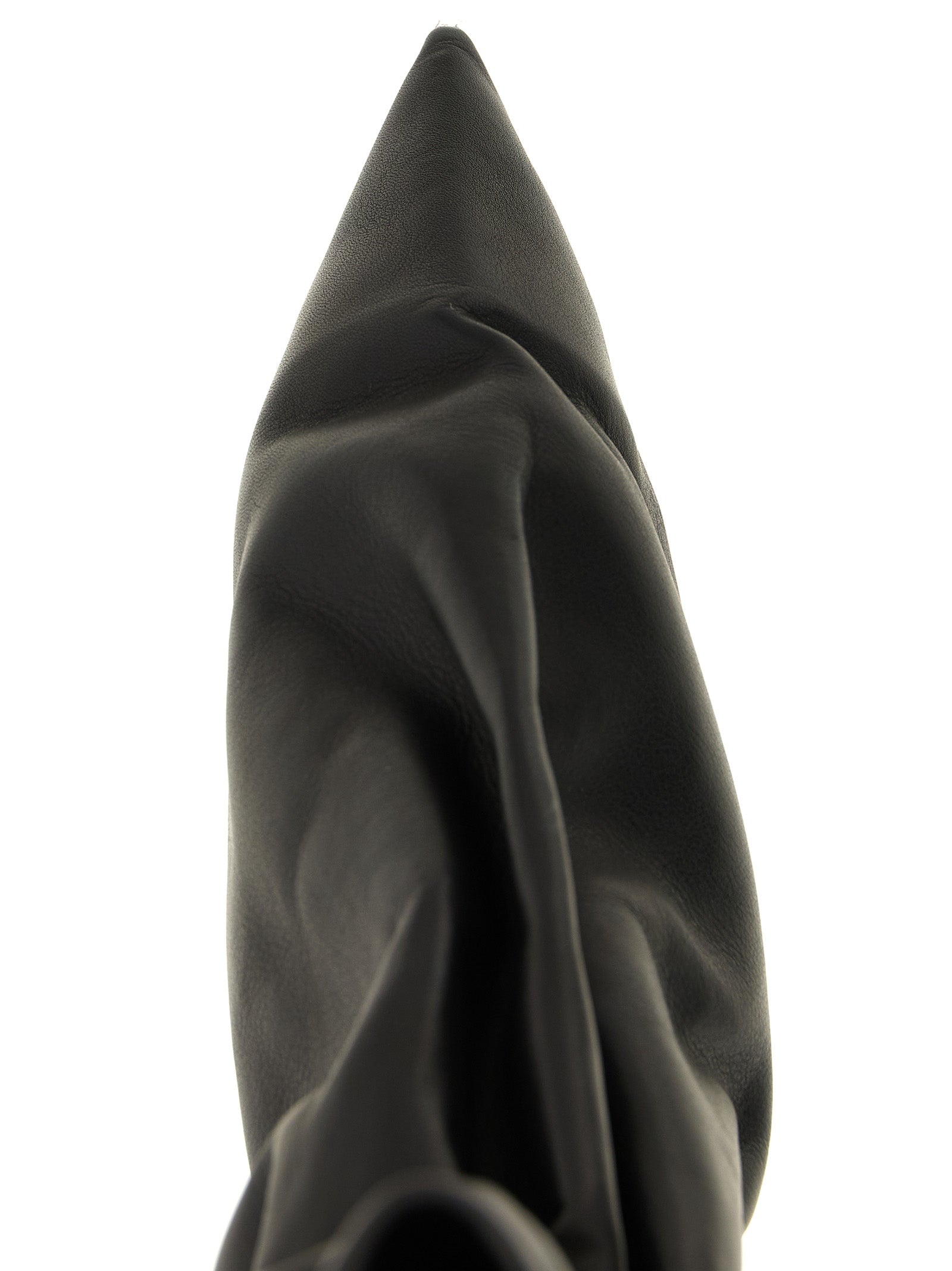 Black Calfskin Ankle Boots
