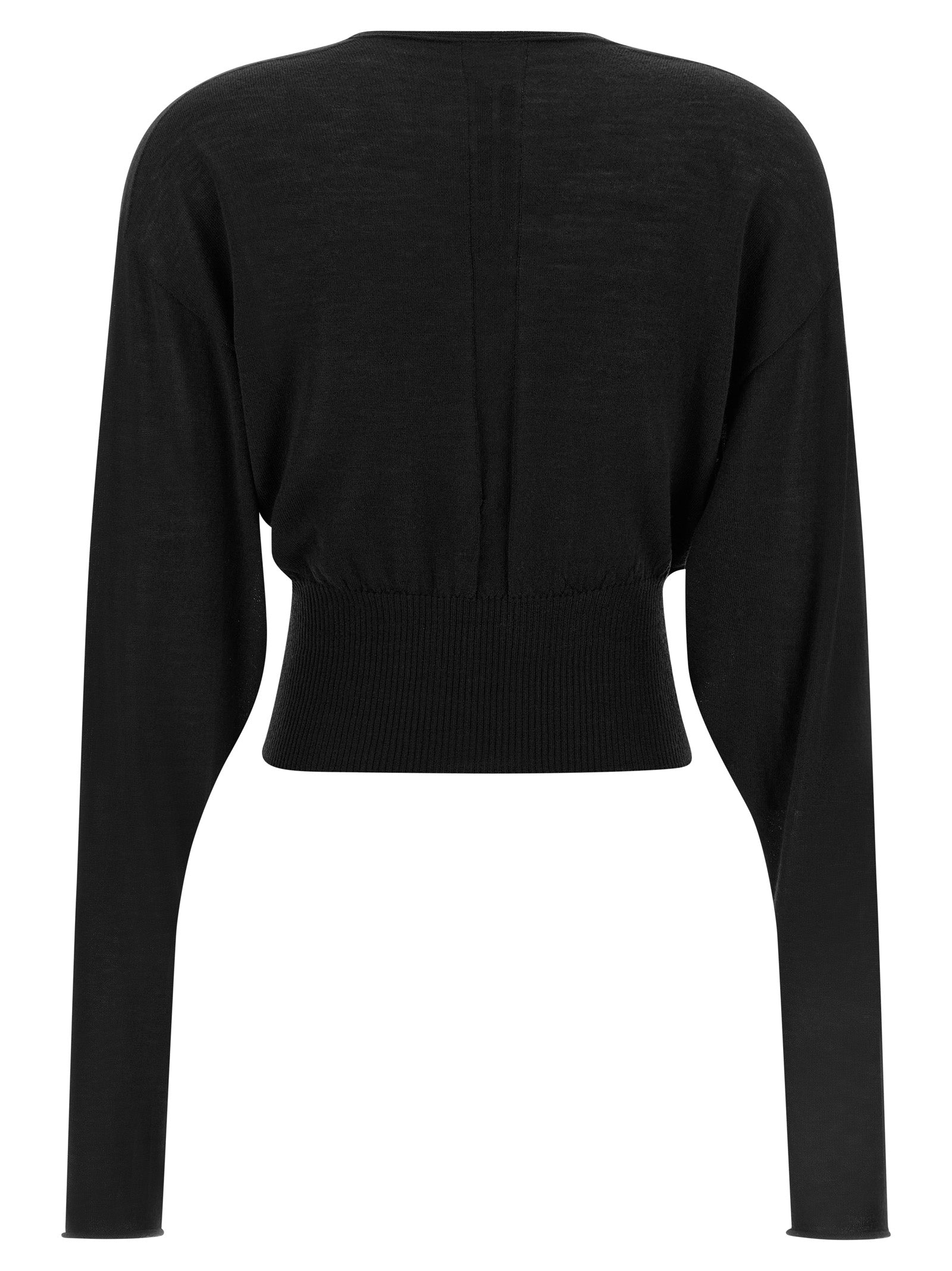 Black Cotton Sweatshirt