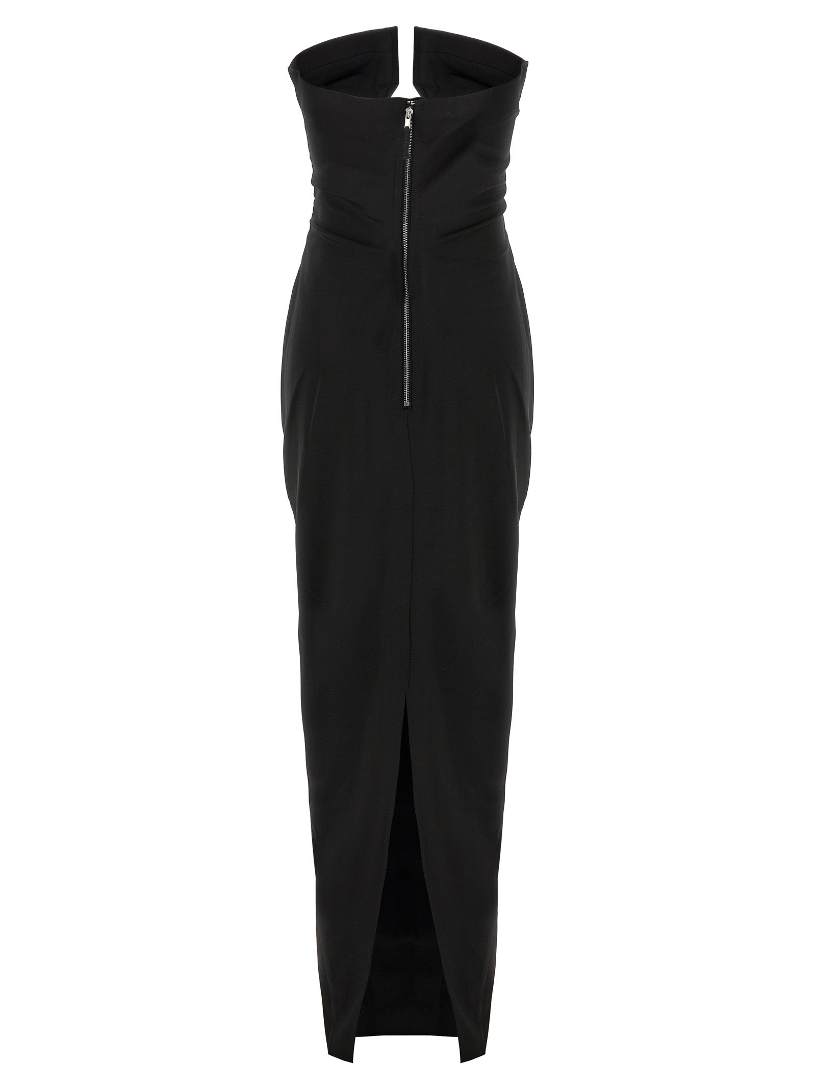 Black Wool Long Dress