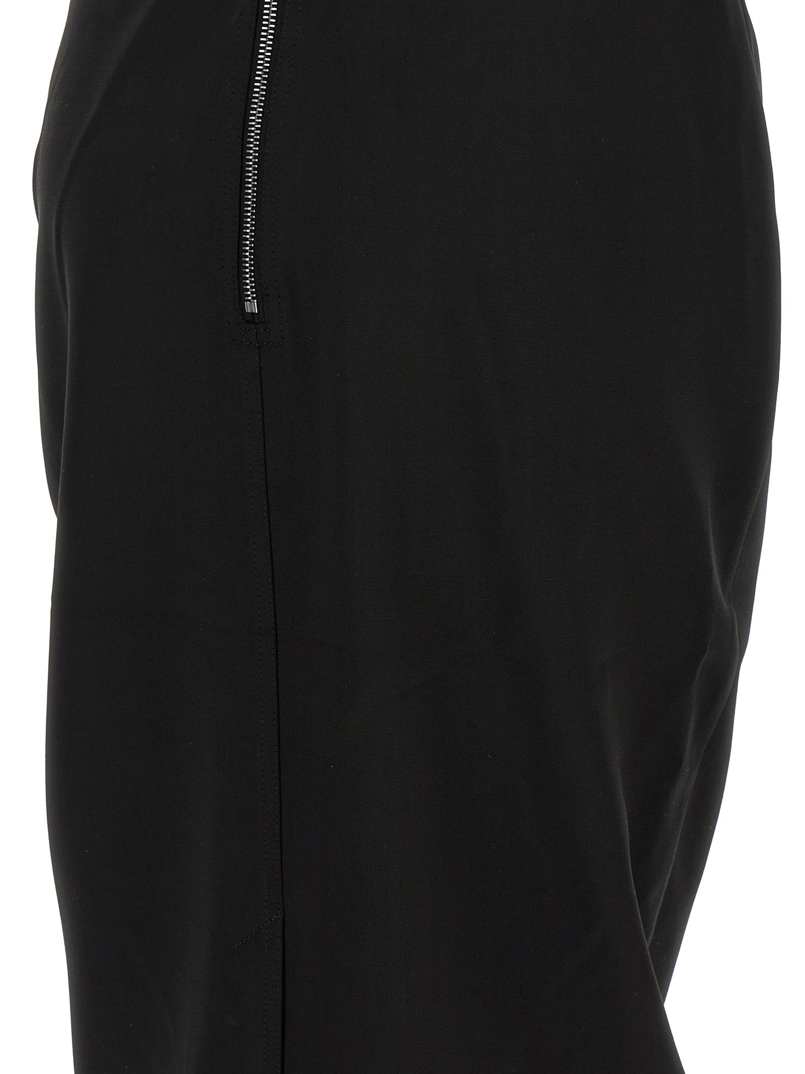 Black Wool Long Dress