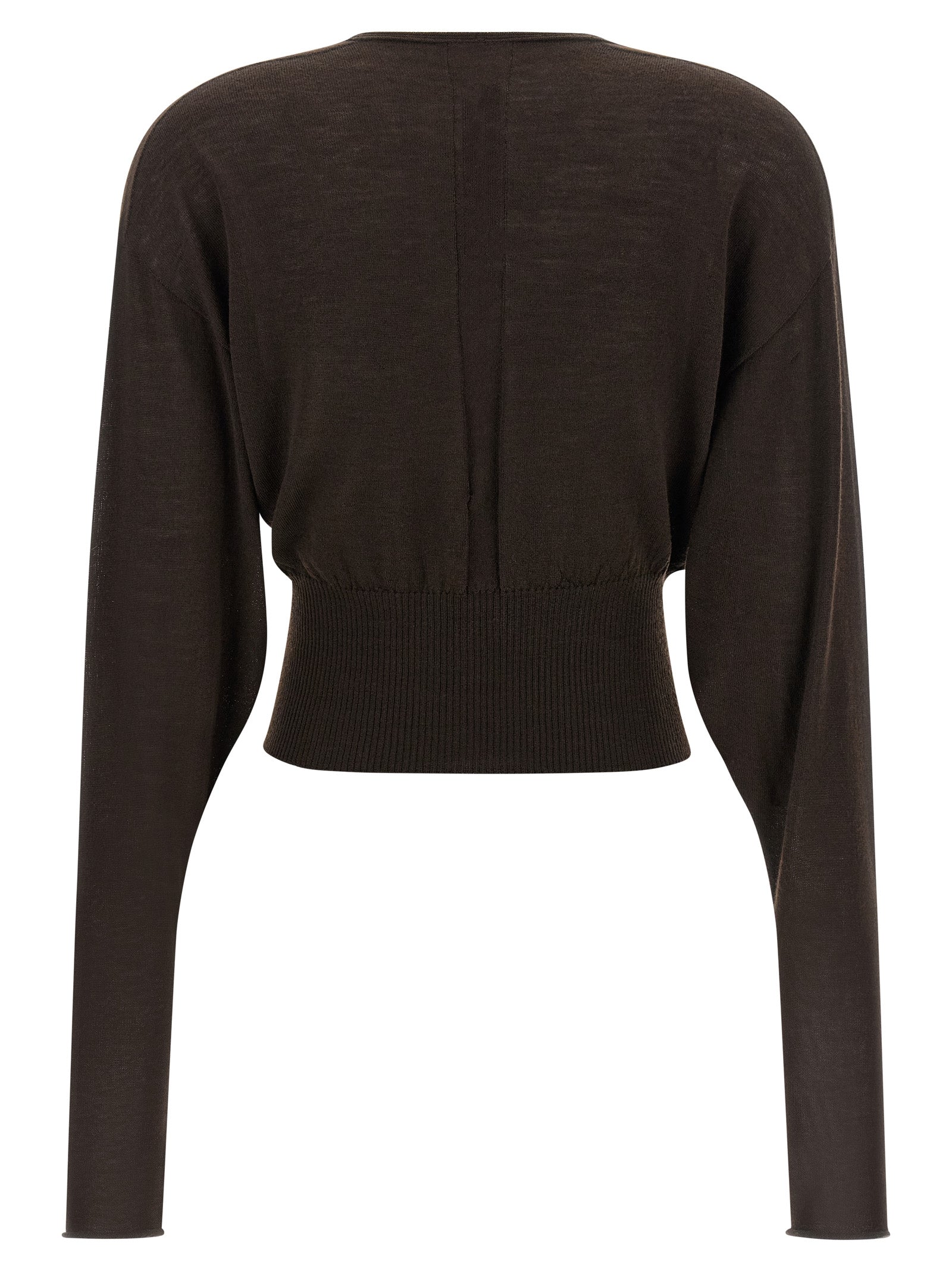 Brown Virgin Wool Shirt