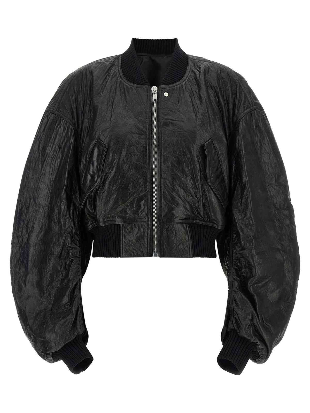 Black Lamb Leather Leather Jacket