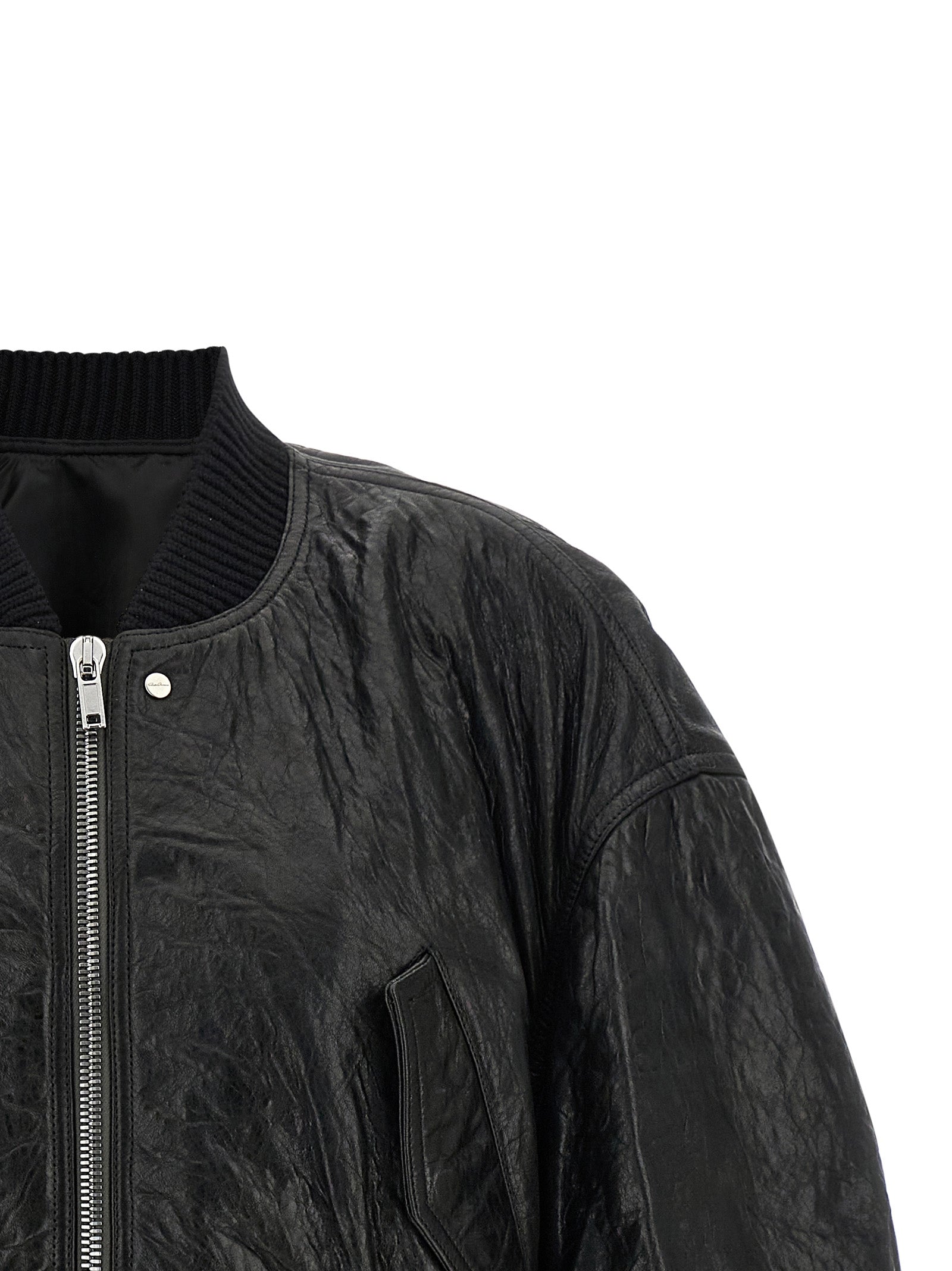 Black Lamb Leather Leather Jacket