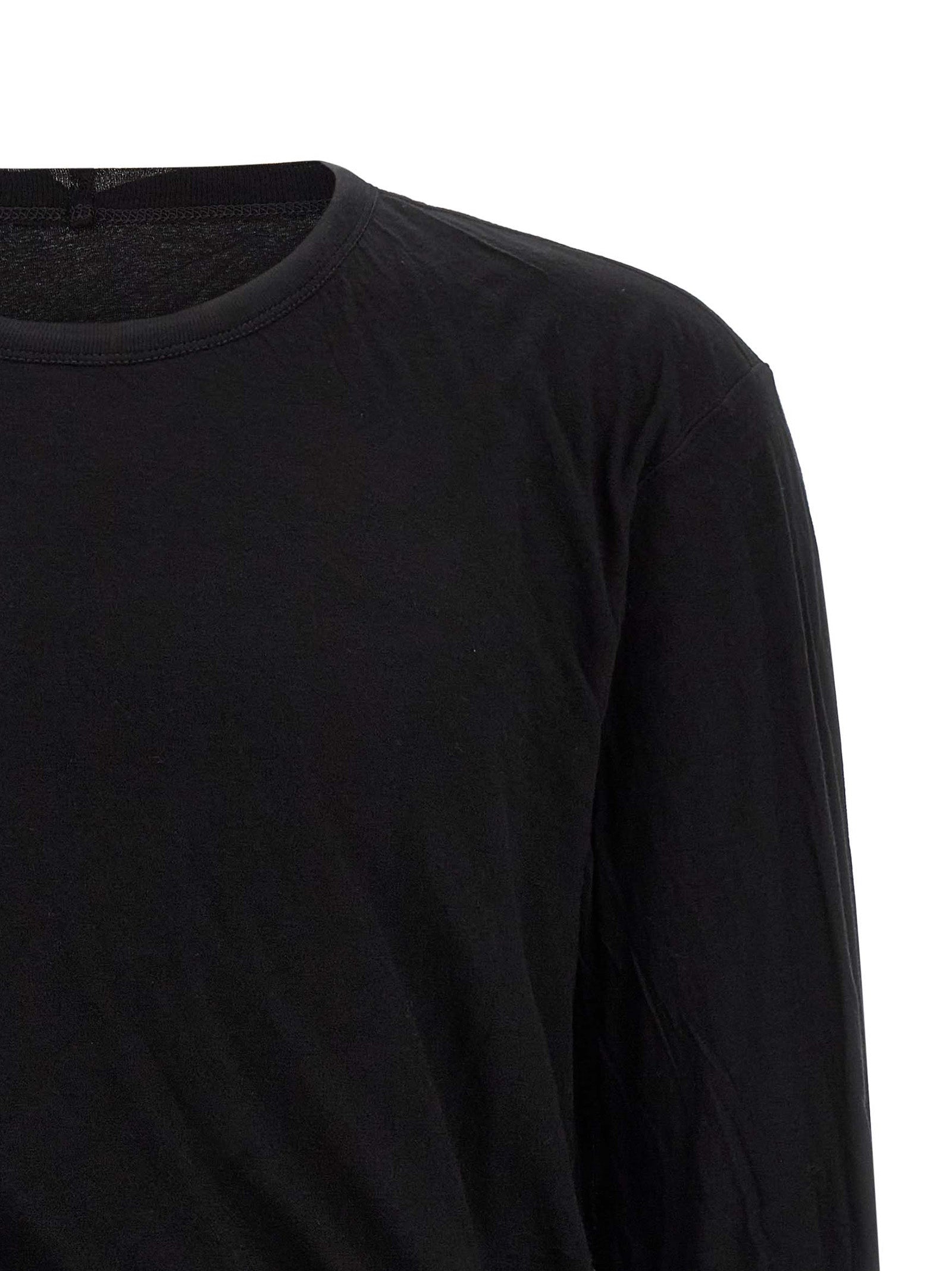 Black Cotton T-Shirt