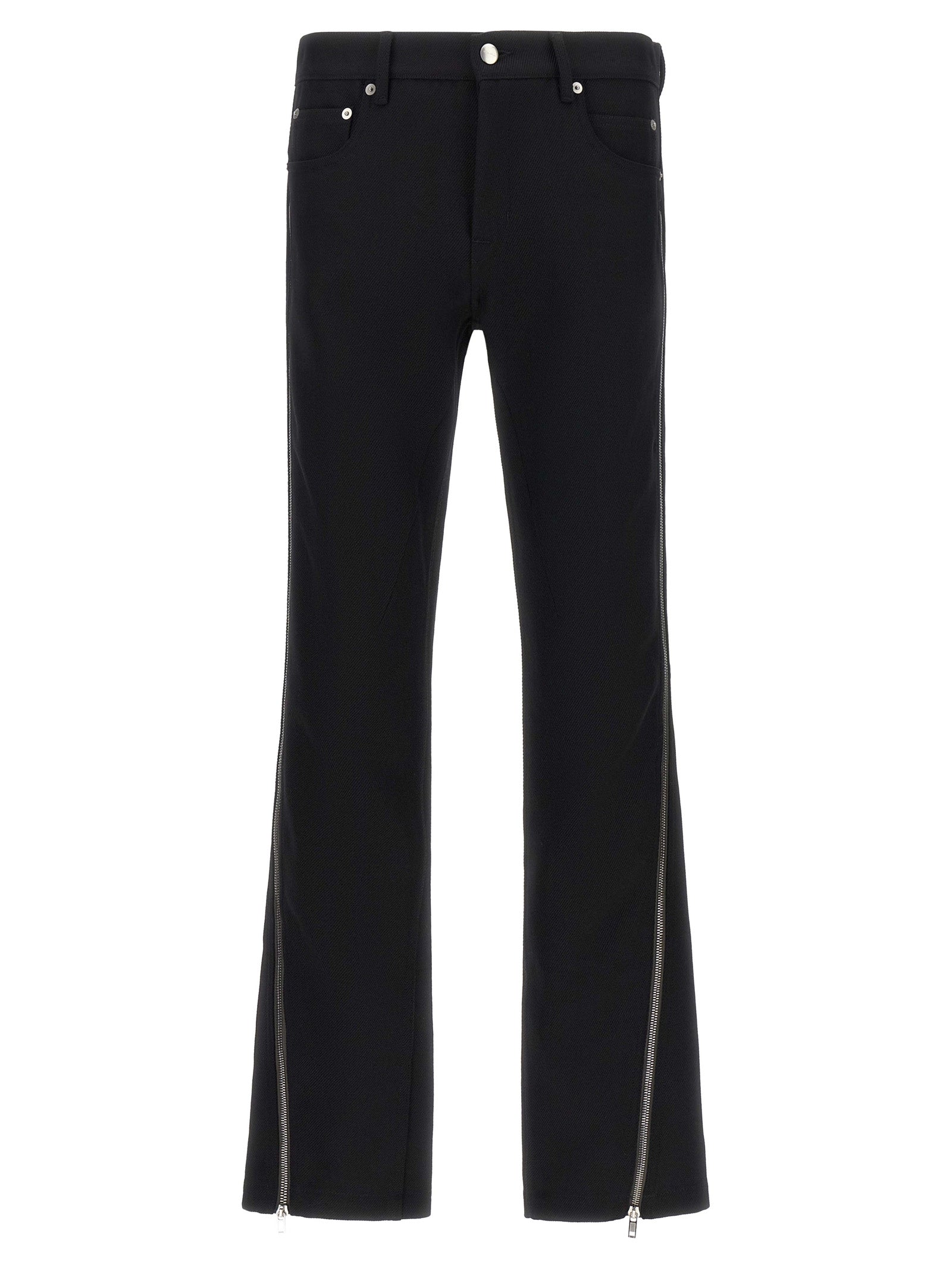 Black Virgin Wool Pants