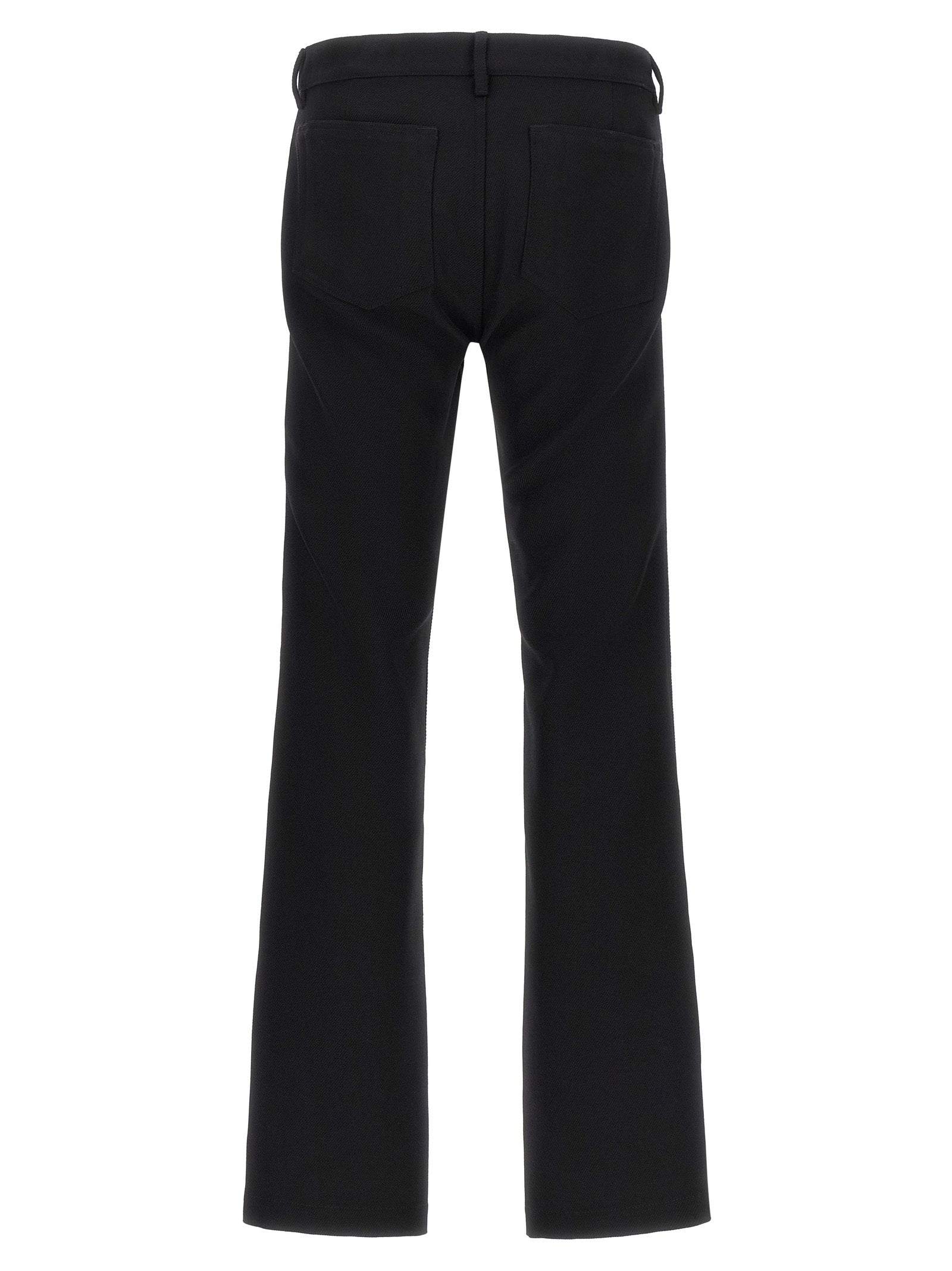 Black Virgin Wool Pants