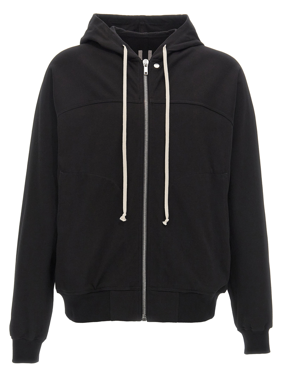 Black Cotton Hoodie