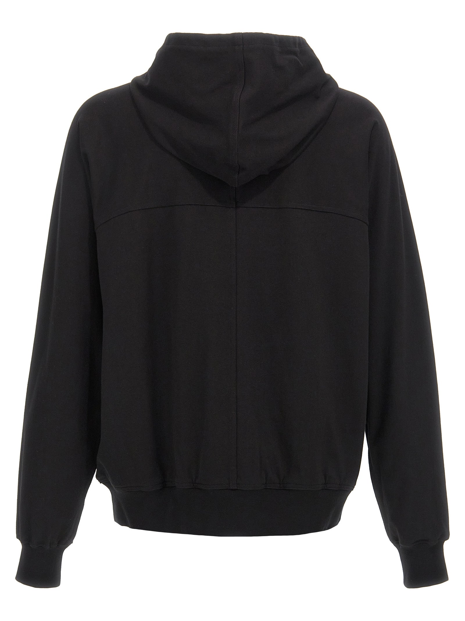 Black Cotton Hoodie
