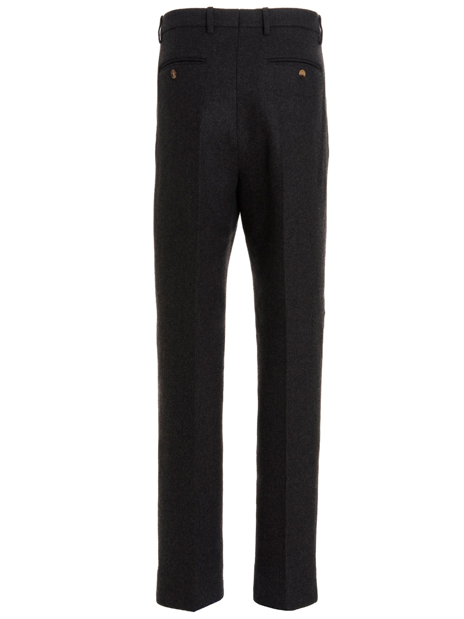 Gray Wool Dress Pants