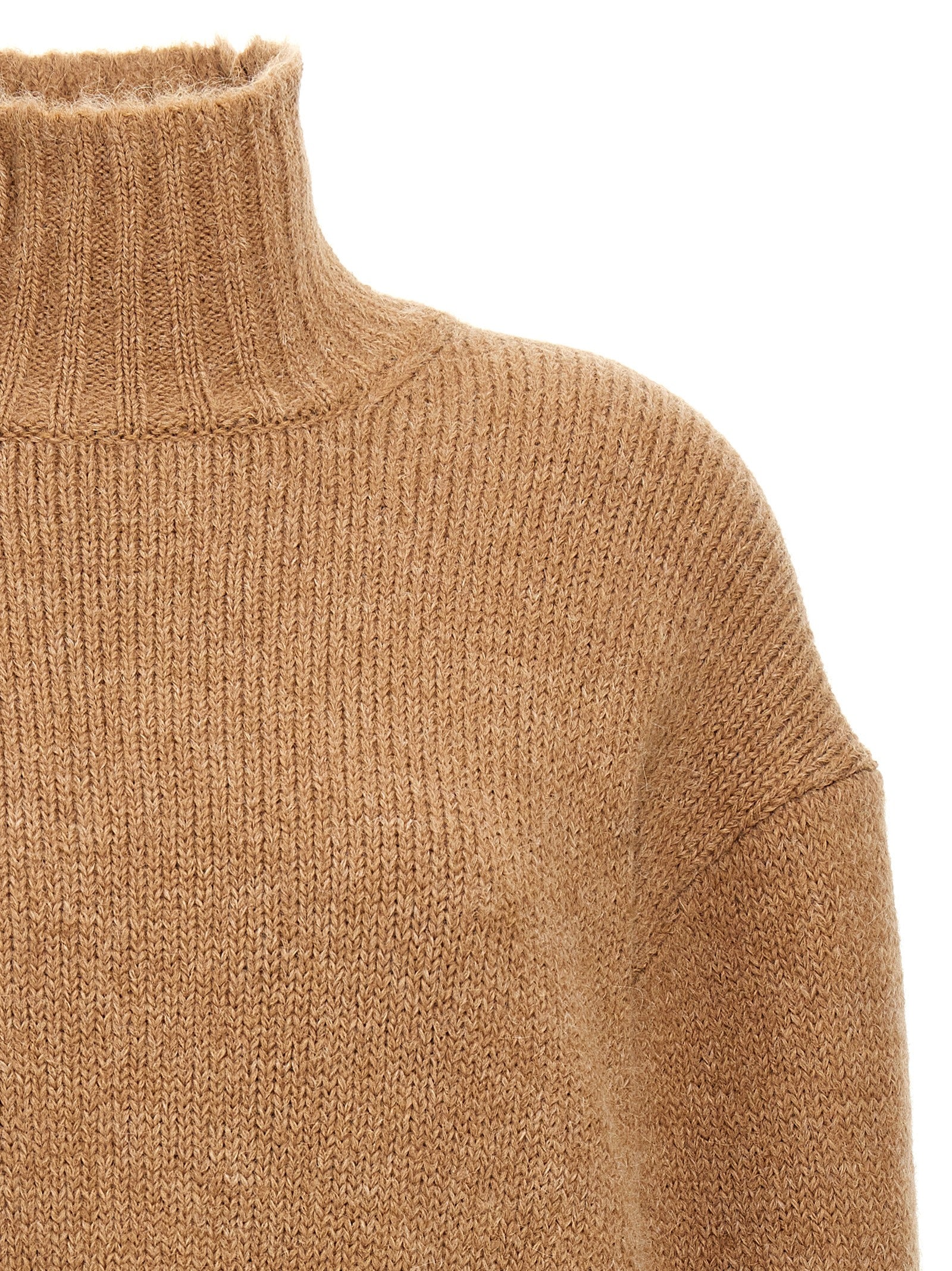 Beige Wool Cardigan