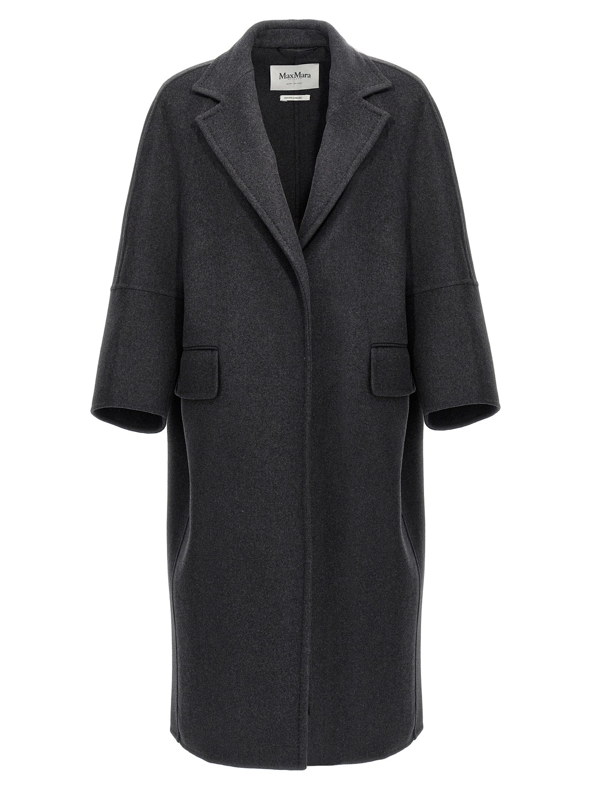 Gray Virgin Wool Coat