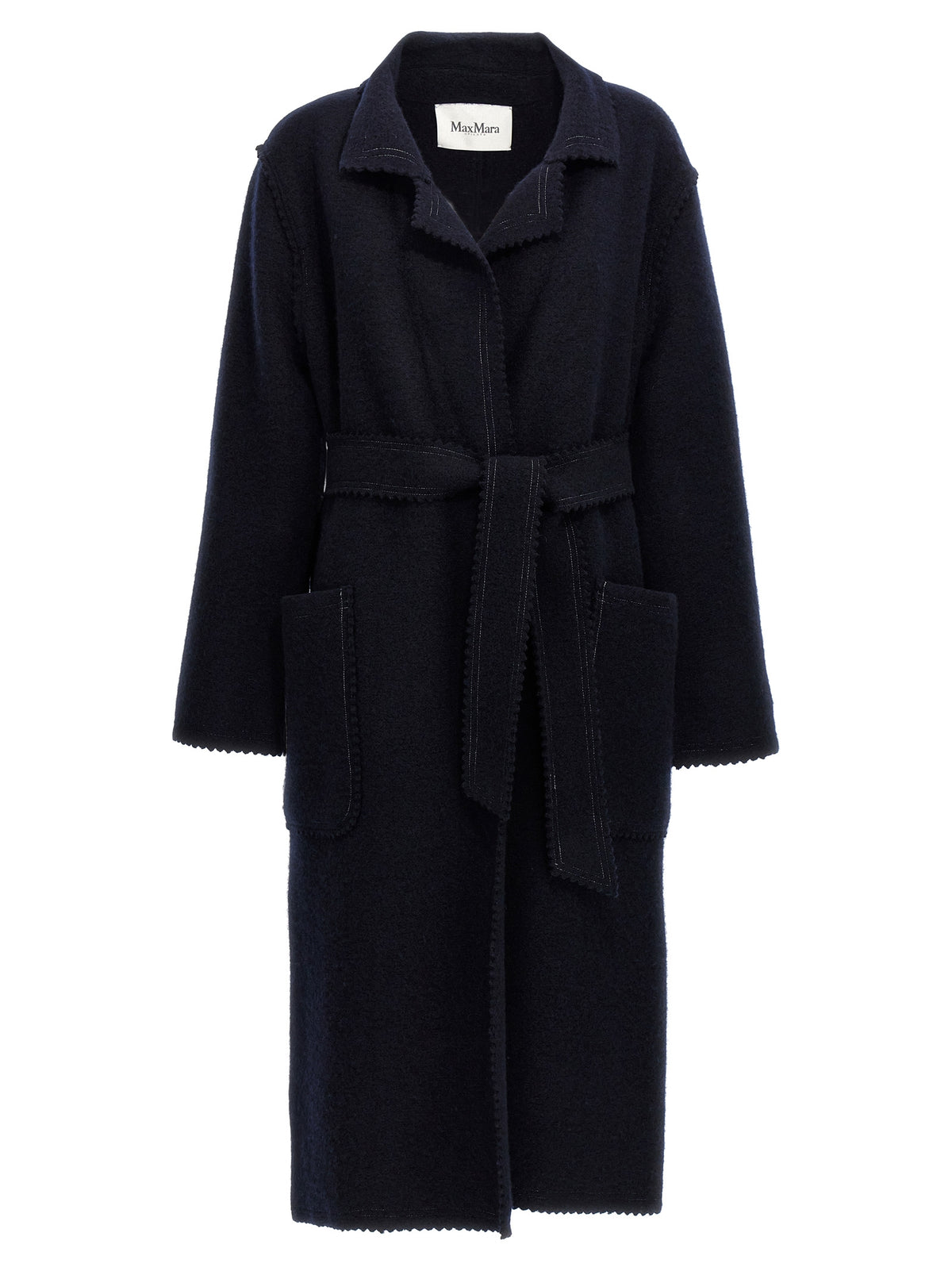 Blue Wool Coat