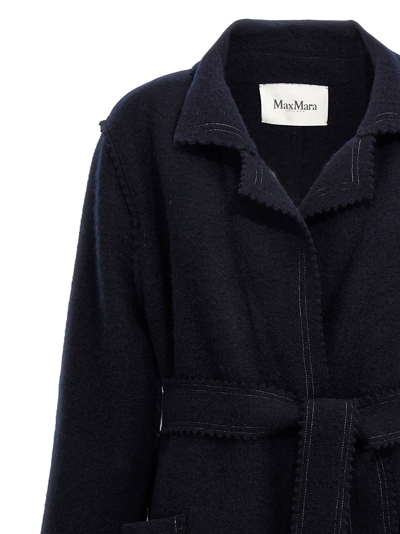 Blue Wool Coat
