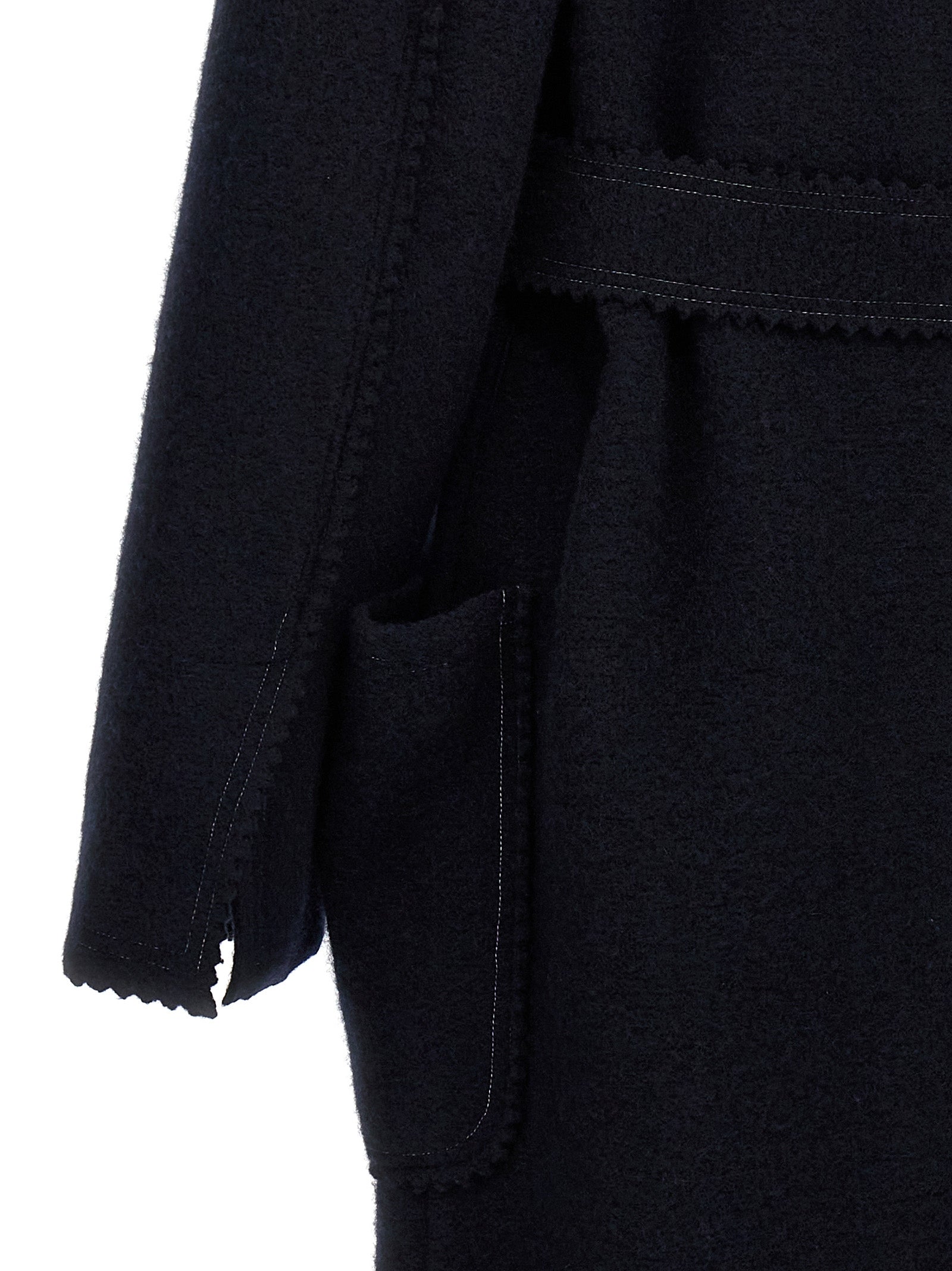 Blue Wool Coat