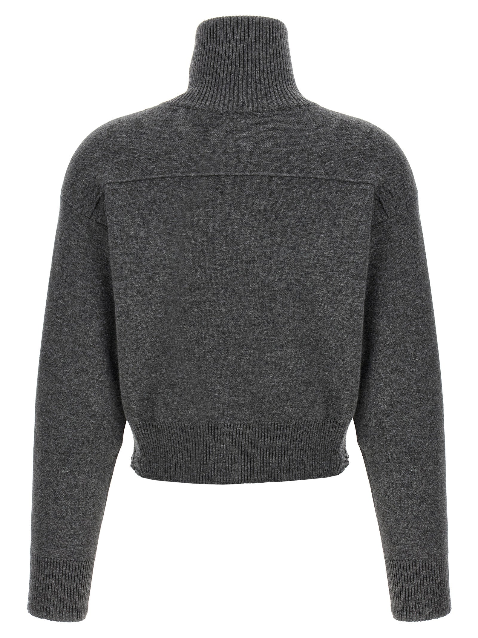 Gray Cashmere Cardigan