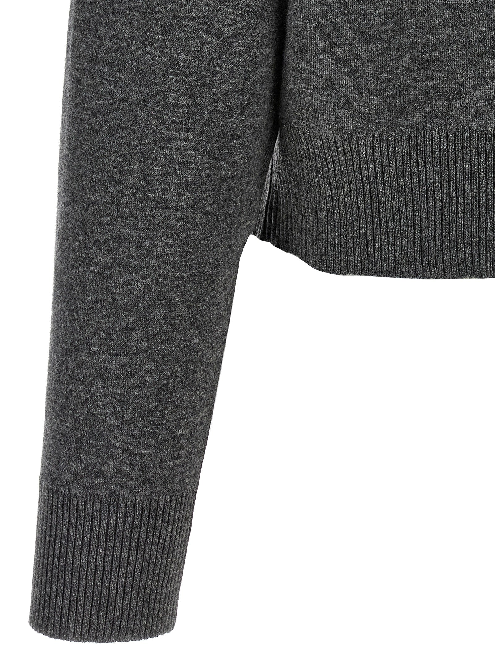 Gray Cashmere Cardigan