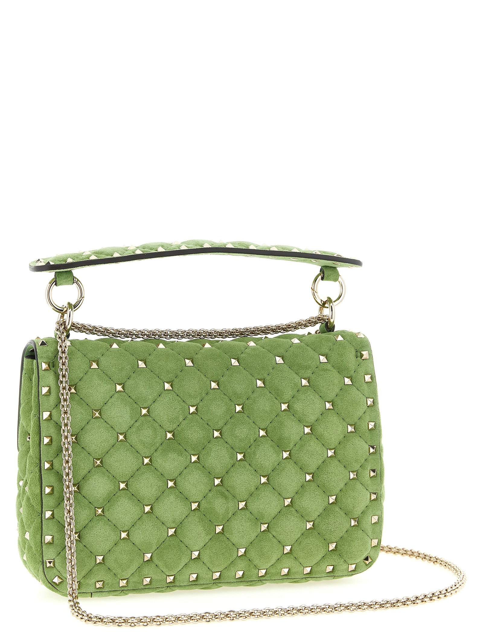 Bicolor Calfskin Shoulder Bag