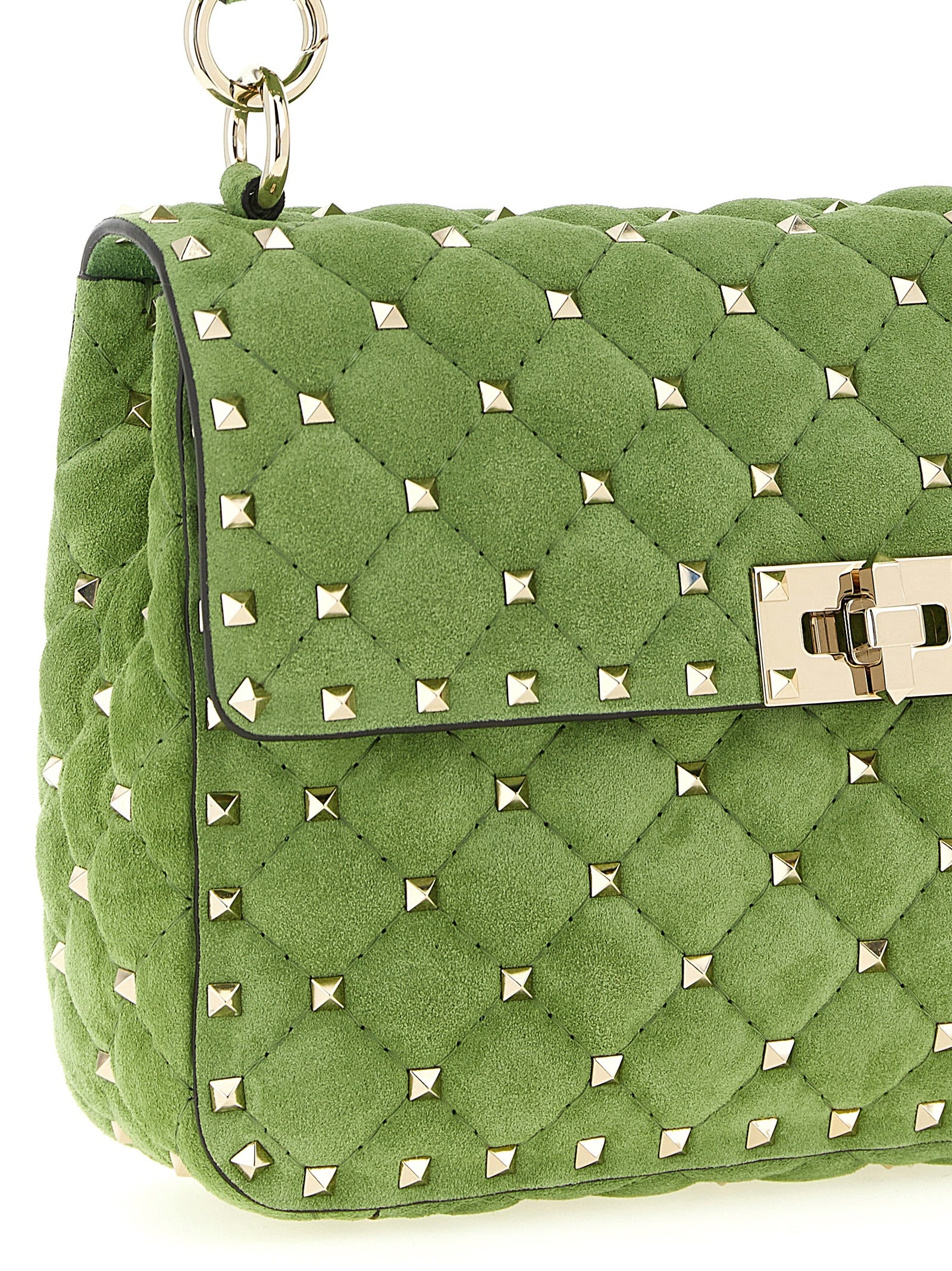 Bicolor Calfskin Shoulder Bag