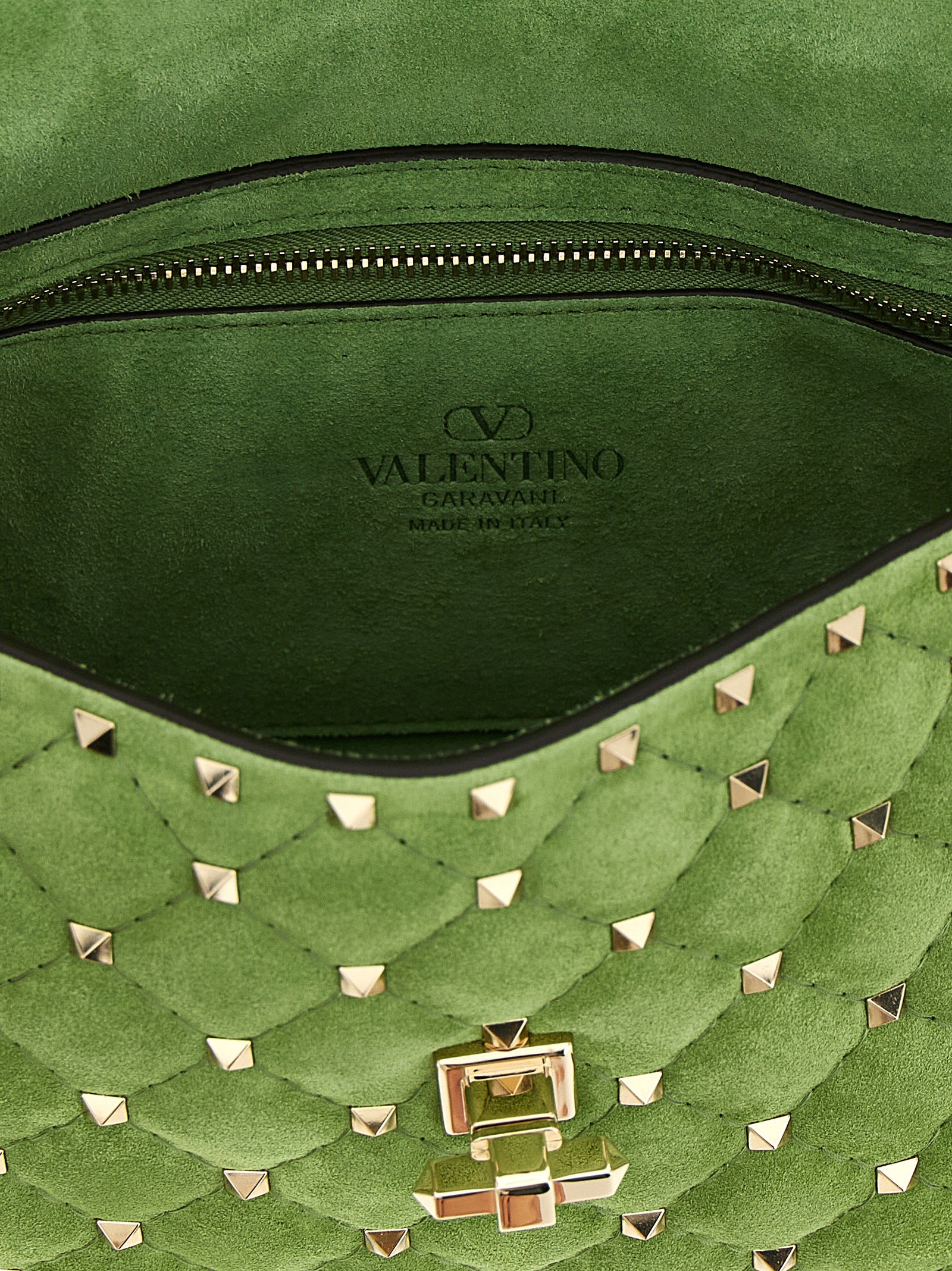 Bicolor Calfskin Shoulder Bag