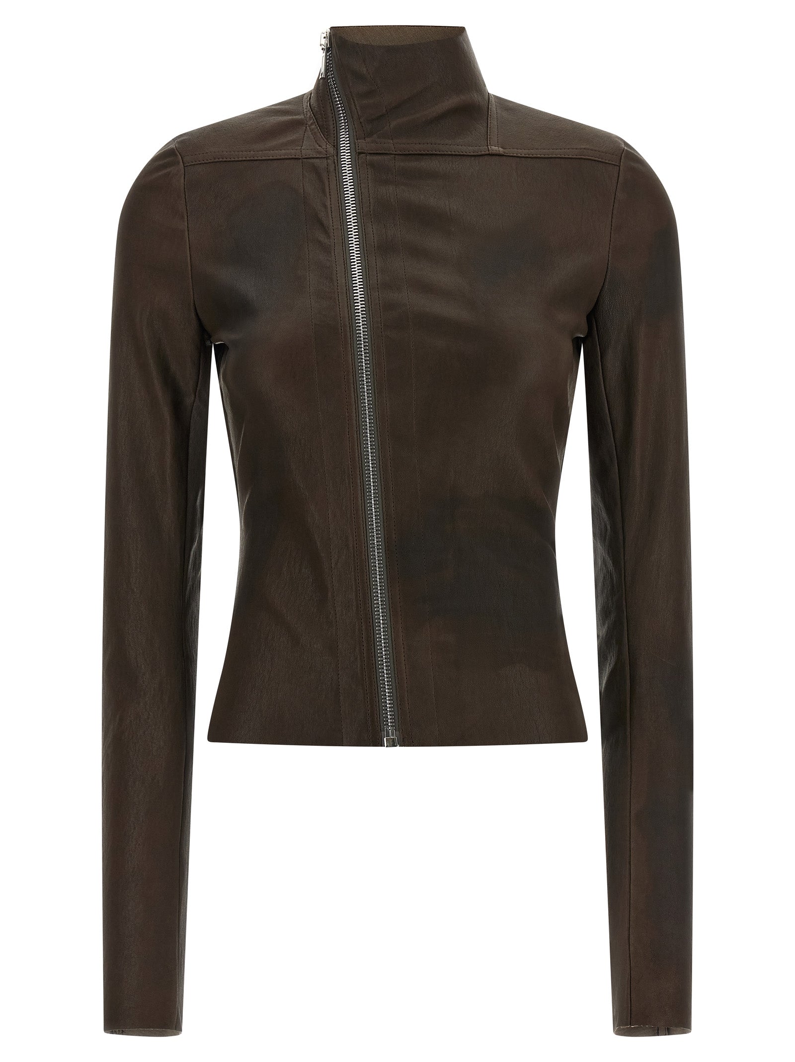 Brown Lamb Leather Leather Jacket