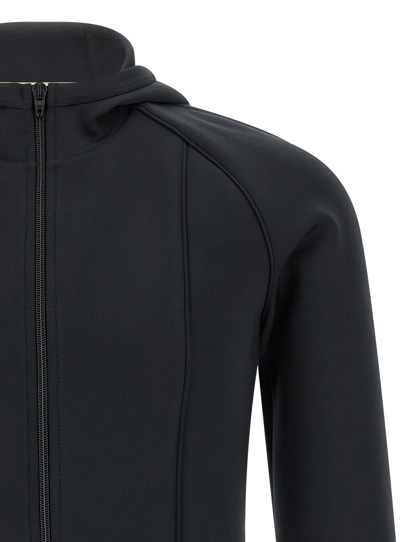 Black Polyester Sweatshirt