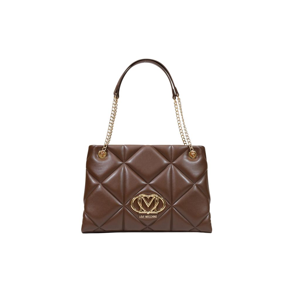 Brown Polyethylene Handbag