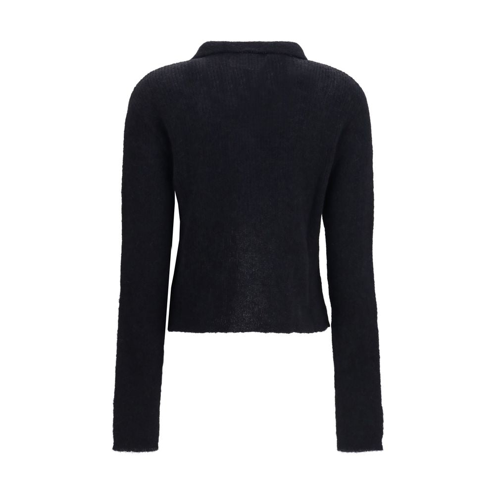 Black Alpaca Vicugna Pacos Polo Shirt