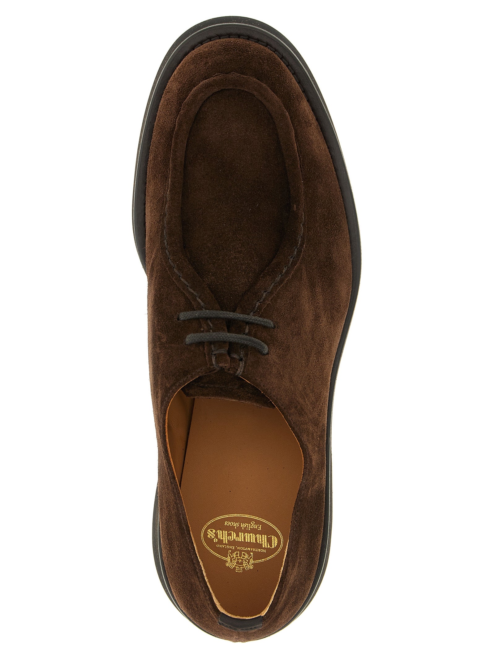 Brown Calfskin Oxfords And Derbies