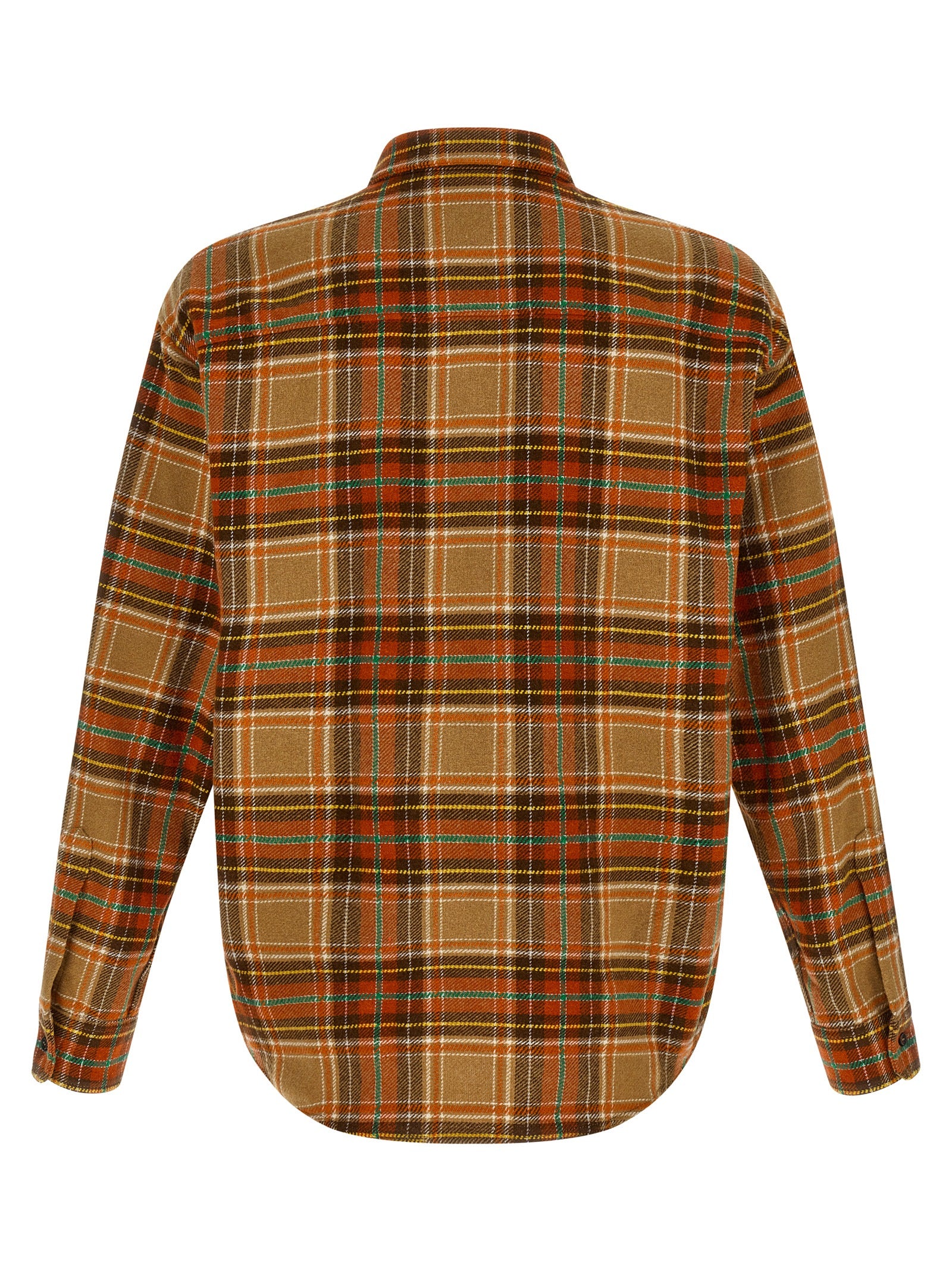 Orange Marabou Blouse