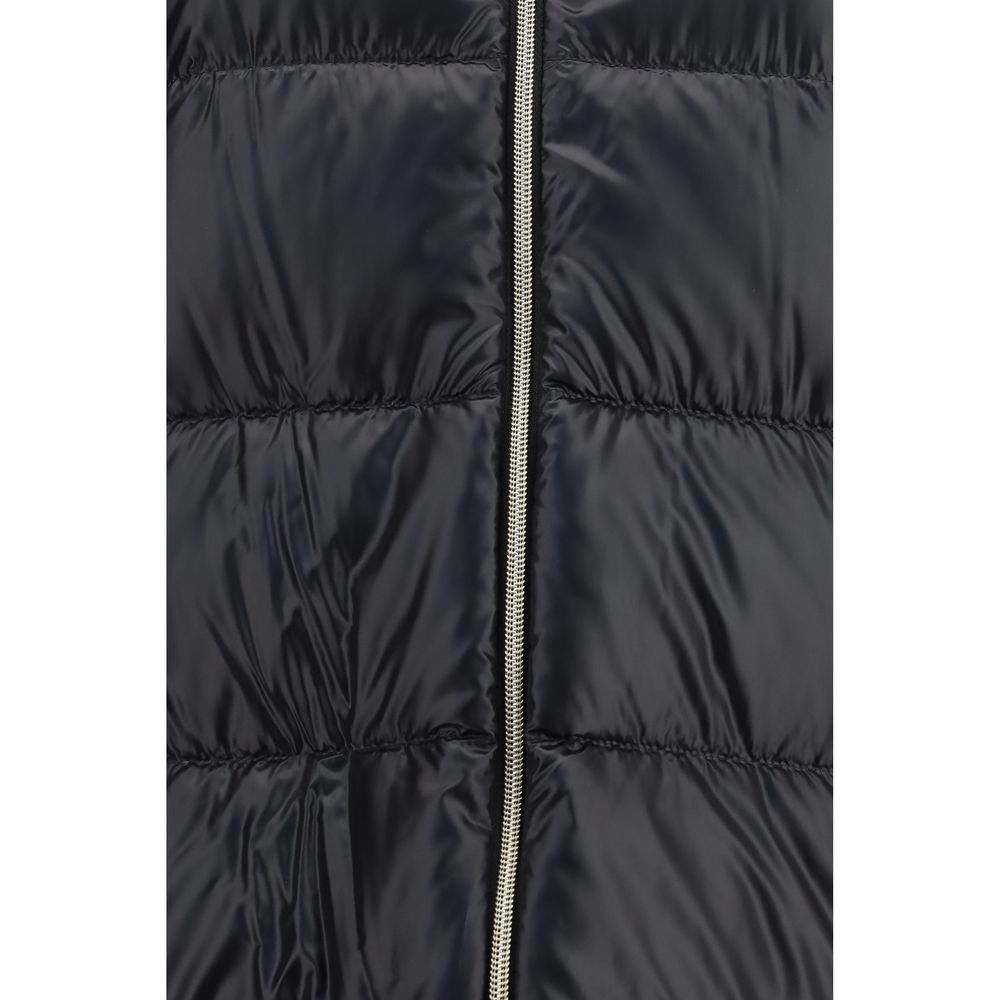 Black Goose Down Full-Length Jacket