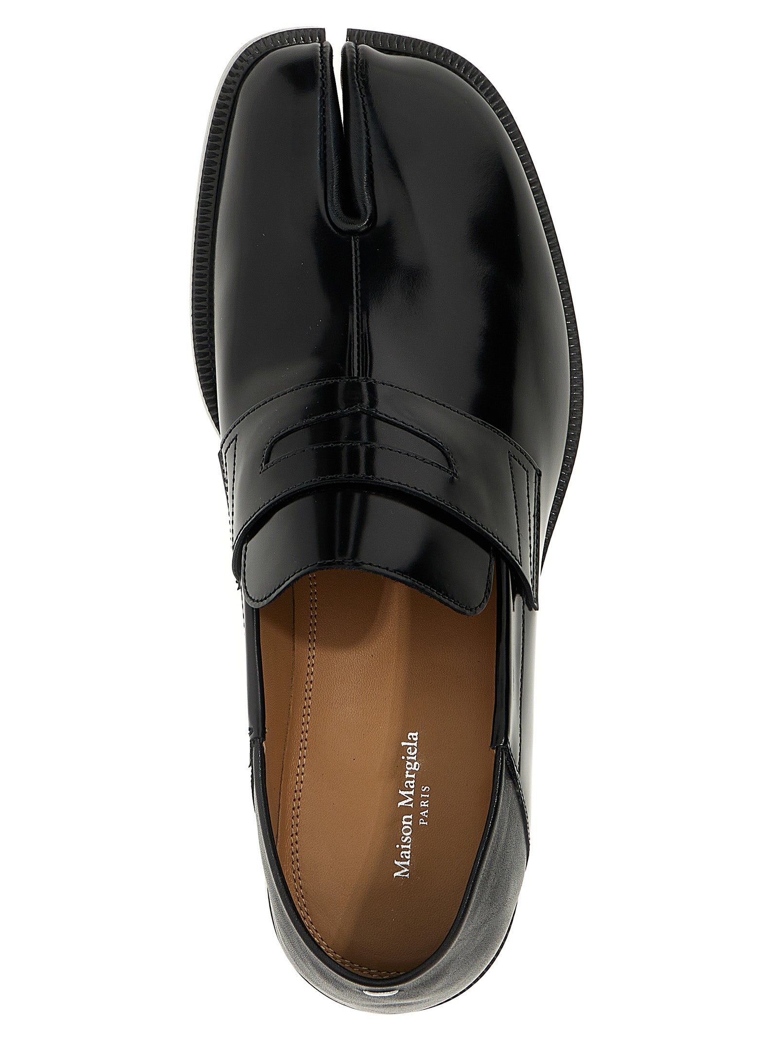 Black Calfskin Slip-On Loafers