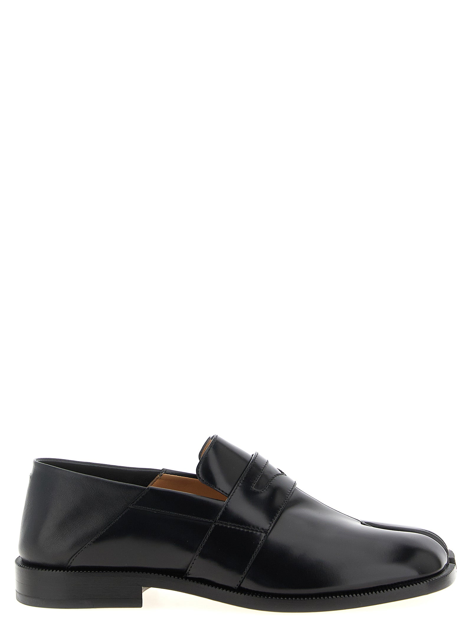 Black Calfskin Slip-On Loafers