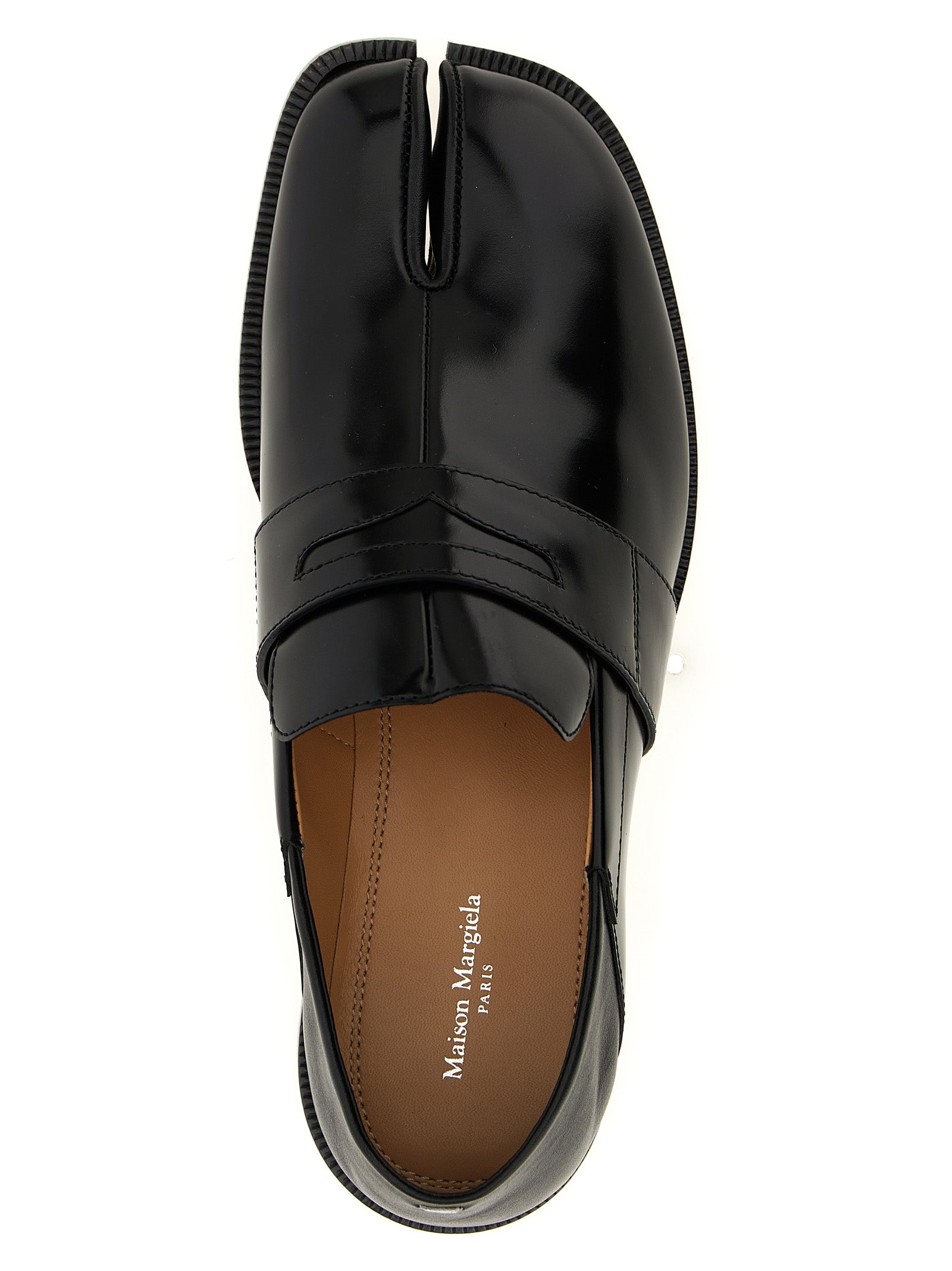 Black Calfskin Slip-On Loafers
