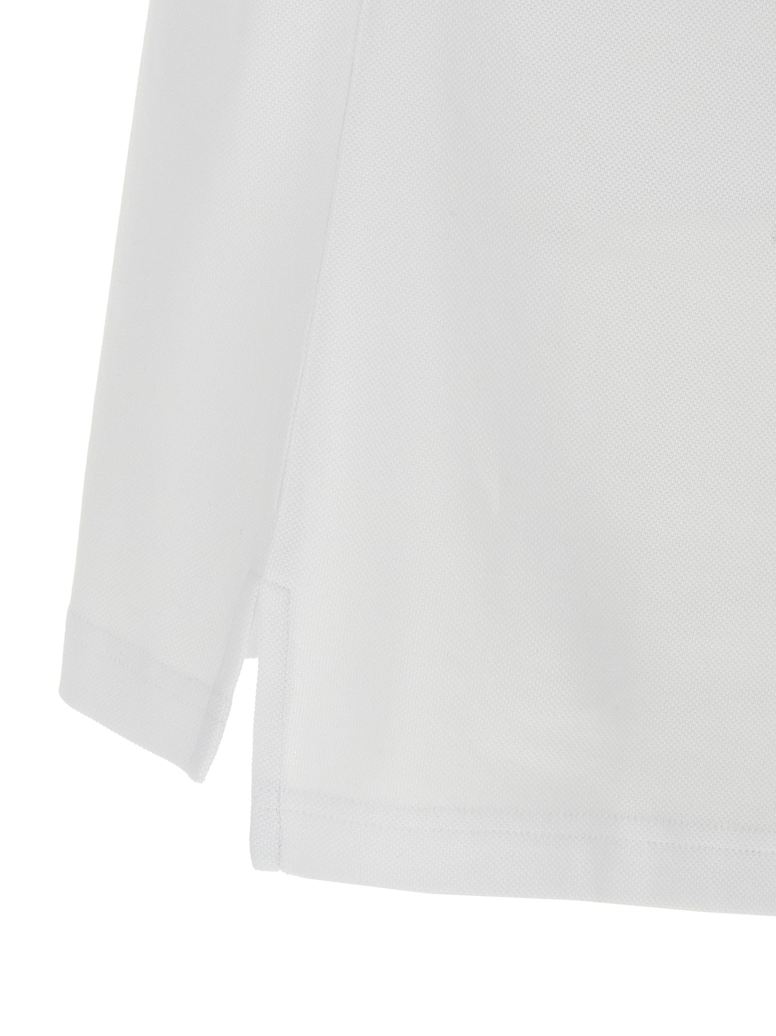 White Cotton Polo Shirt