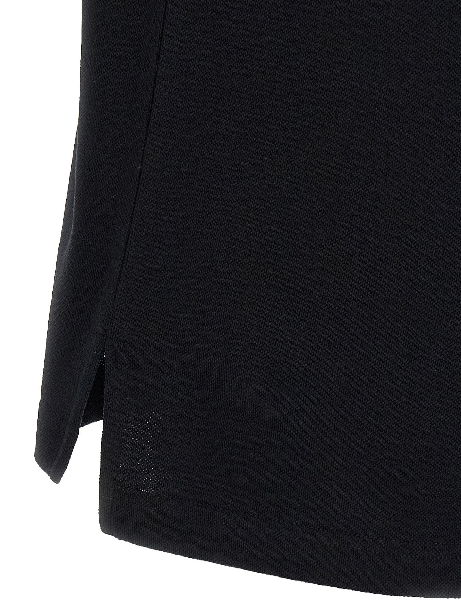 Black Cotton Polo Shirt