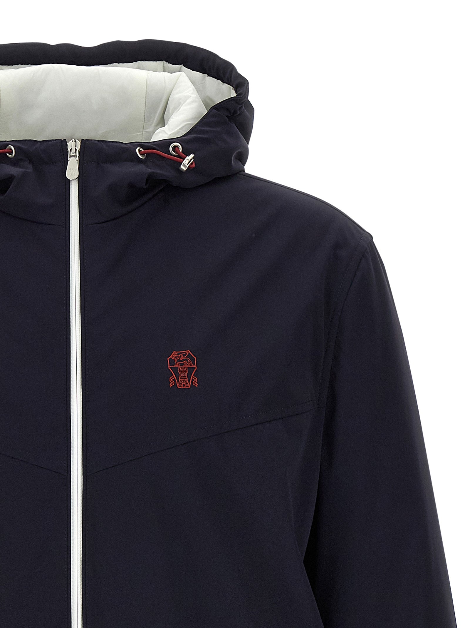 Blue Polyamide Shell Jacket