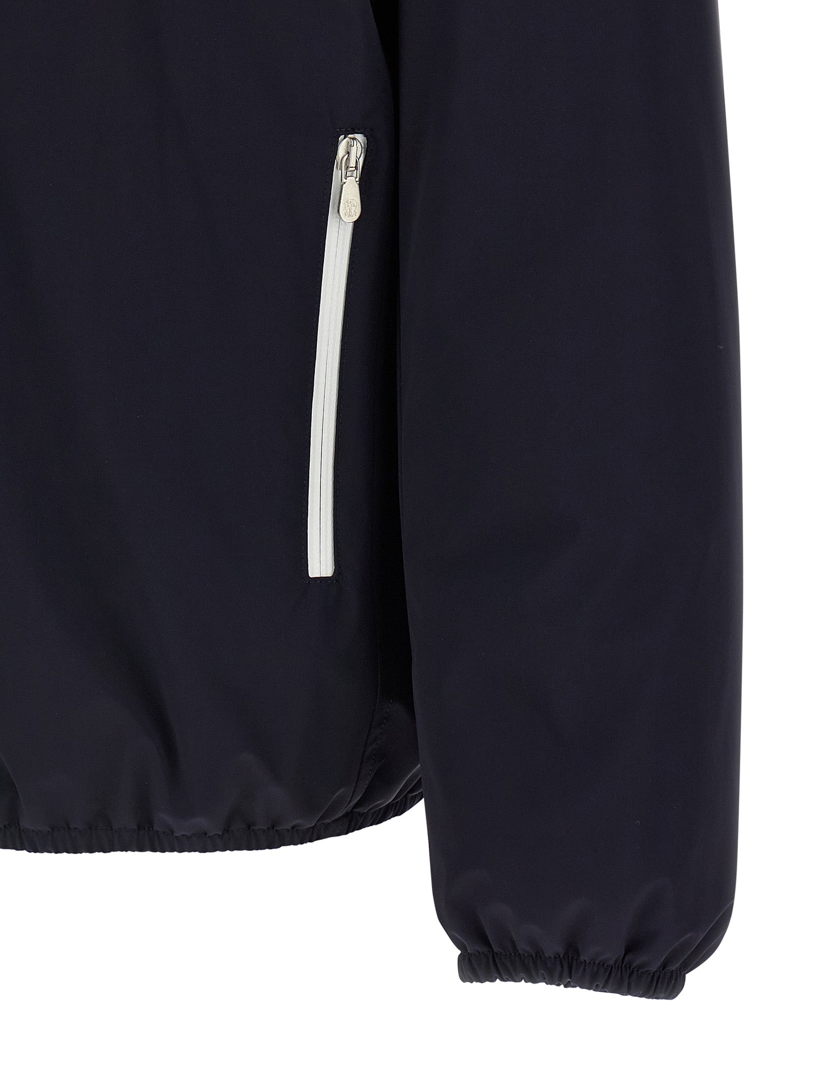 Blue Polyamide Shell Jacket