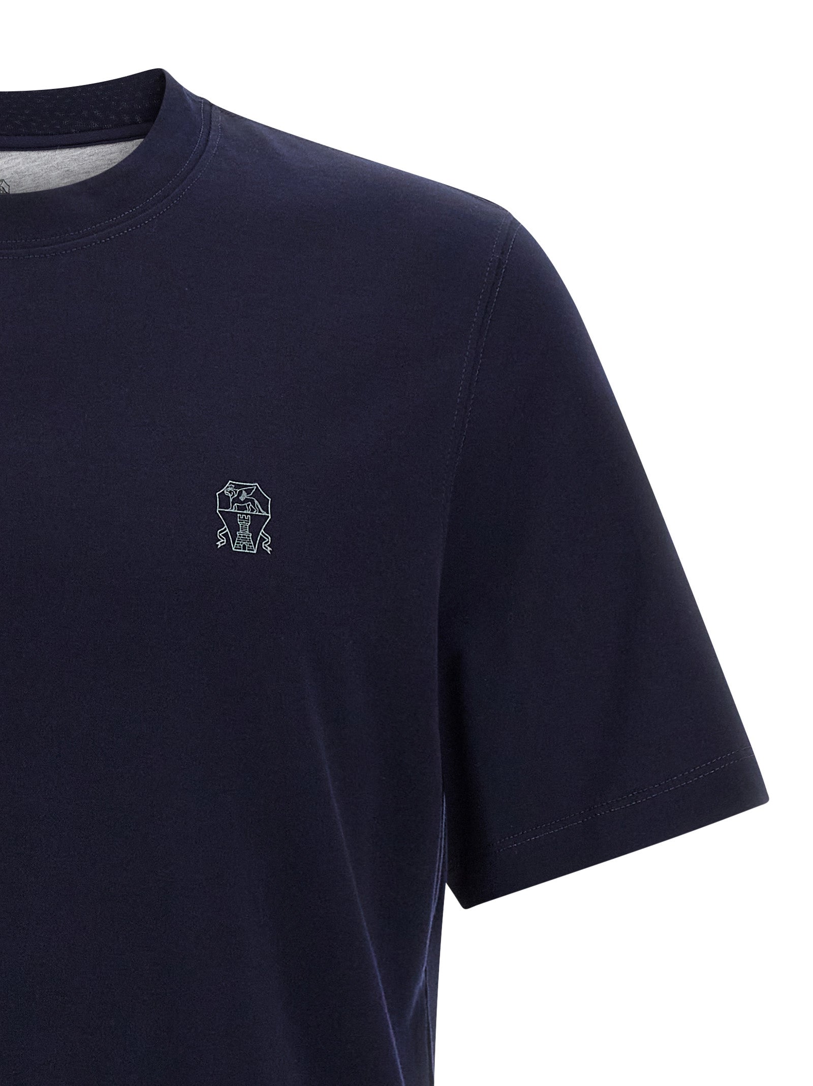 Blue Cotton T-Shirt