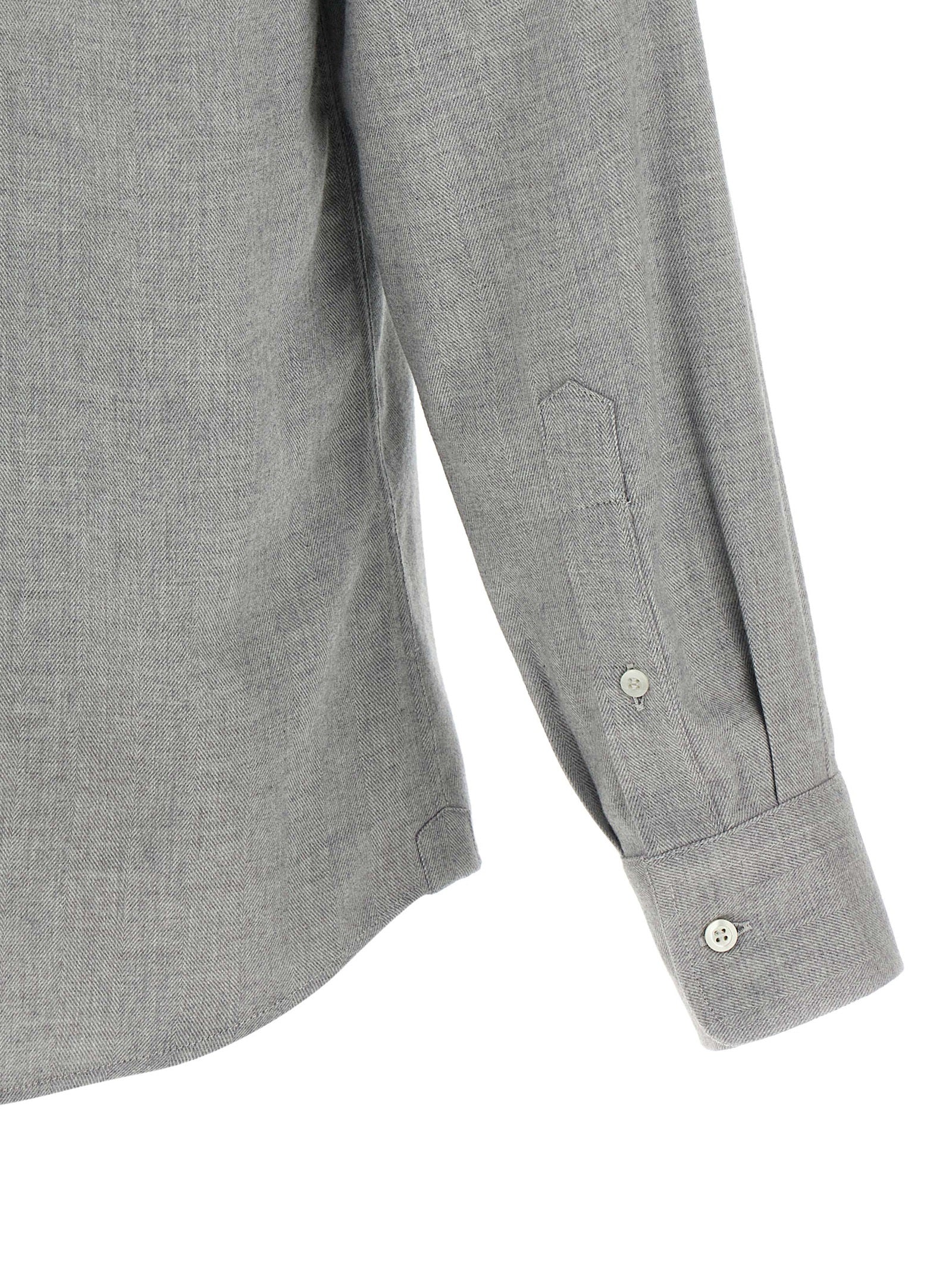 Gray Cotton Blouse
