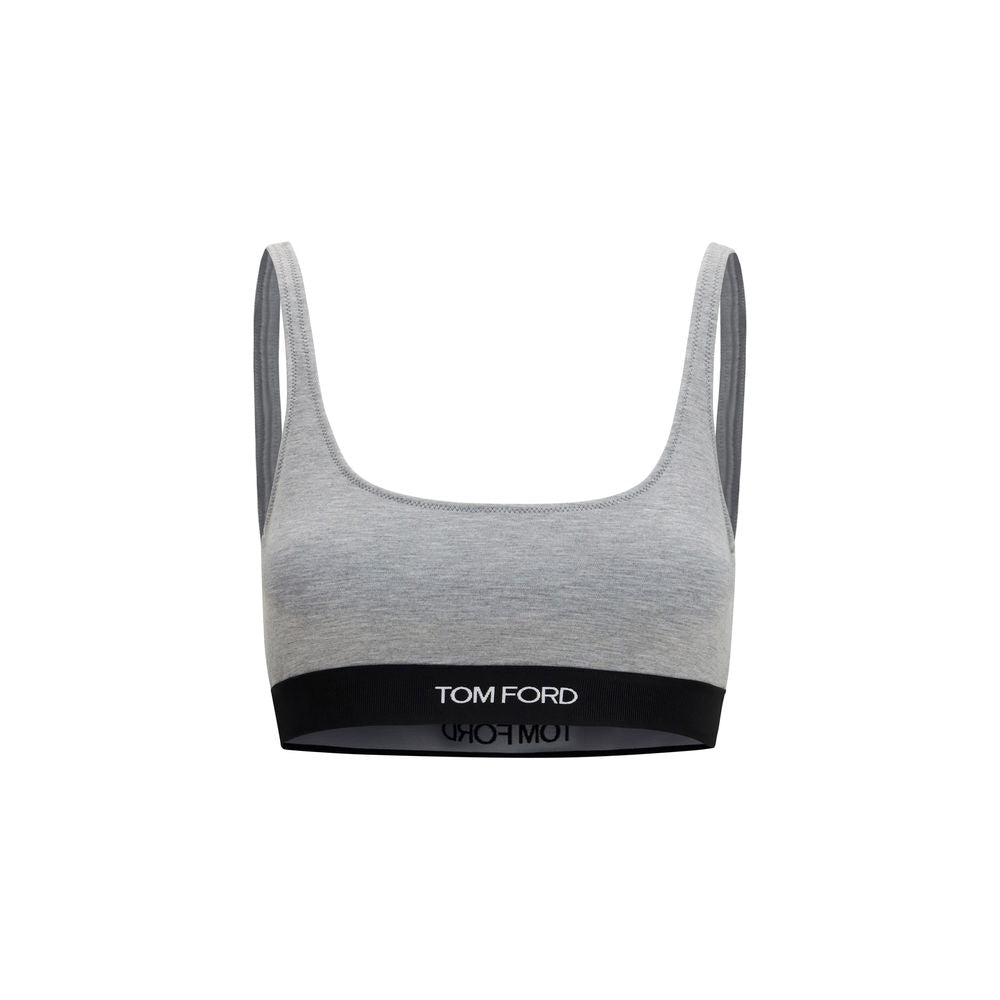 Gray Modal Sport Bra