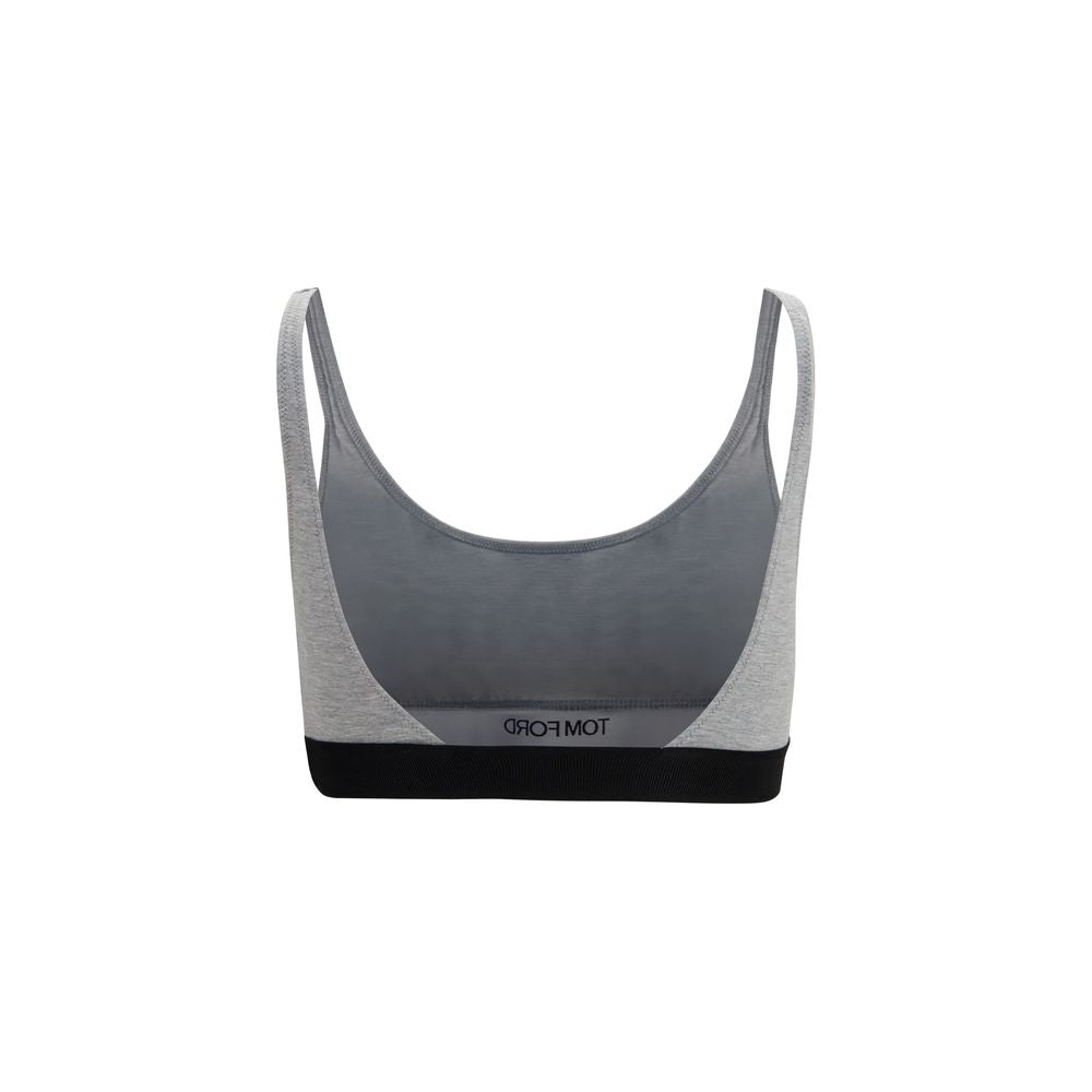Gray Modal Sport Bra