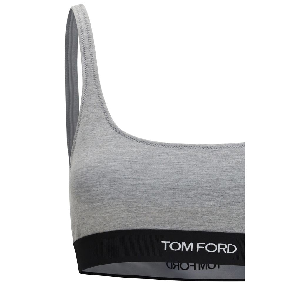 Gray Modal Sport Bra