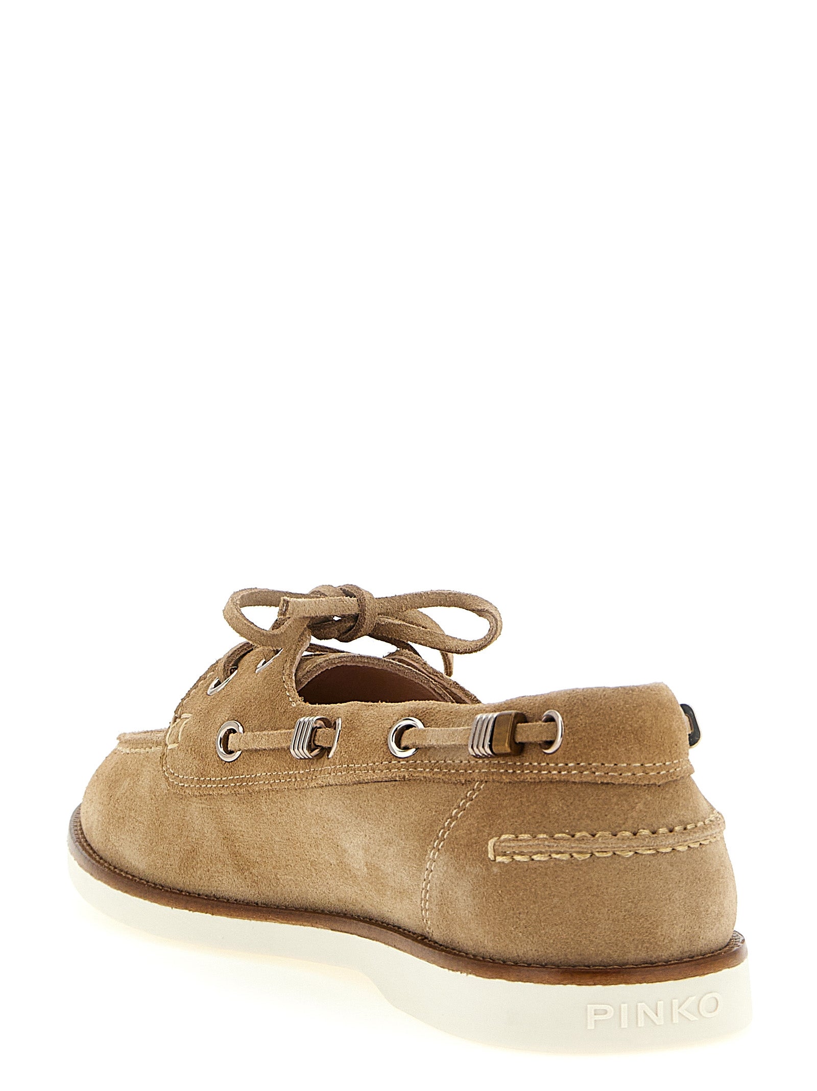 Beige Calfskin Moccassin