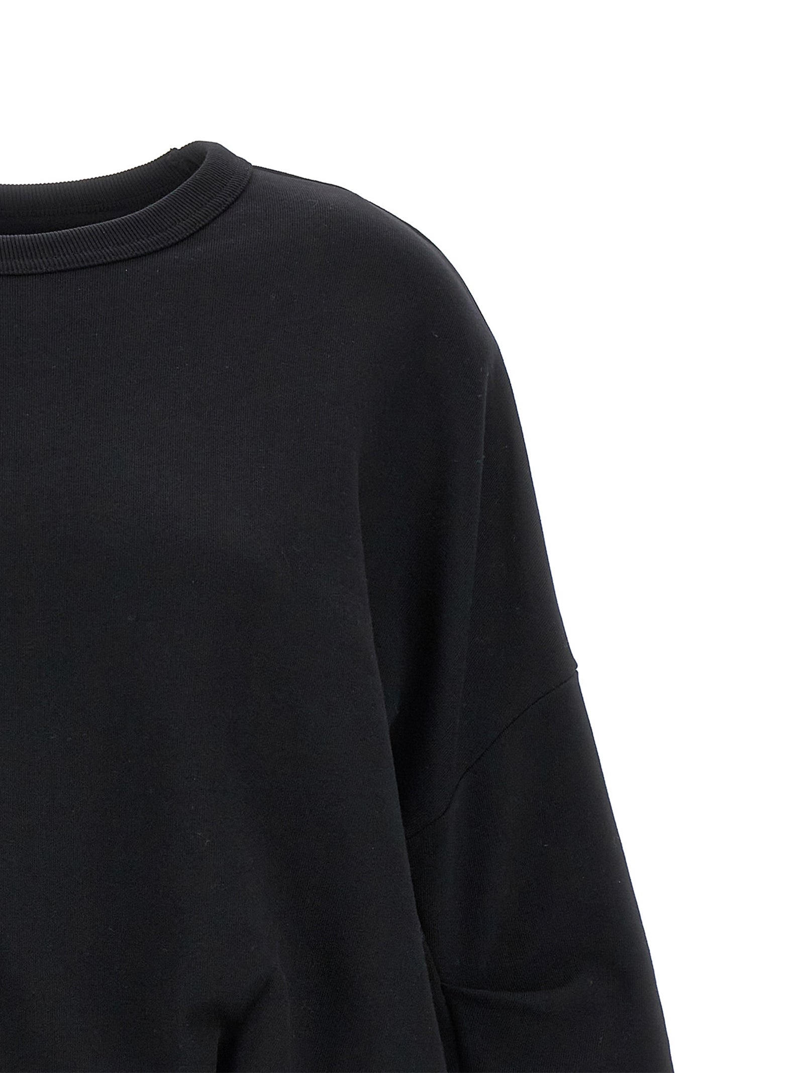 Black Cotton Sweatshirt