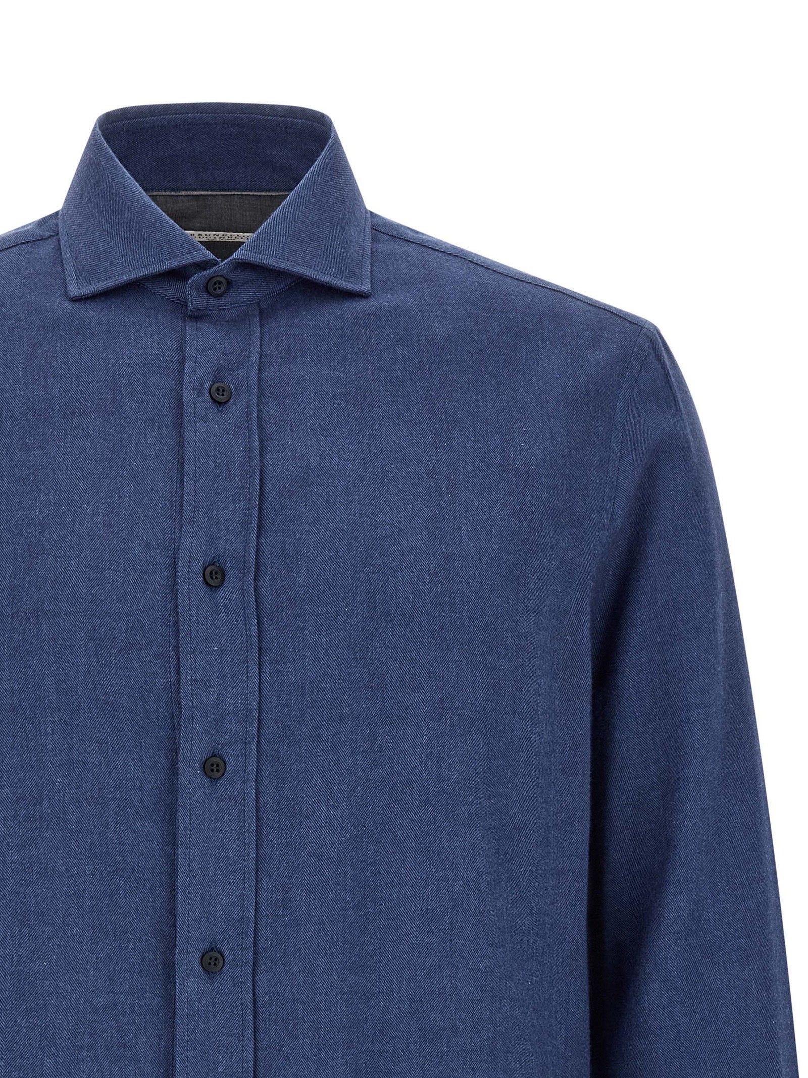 Blue Cotton Blouse