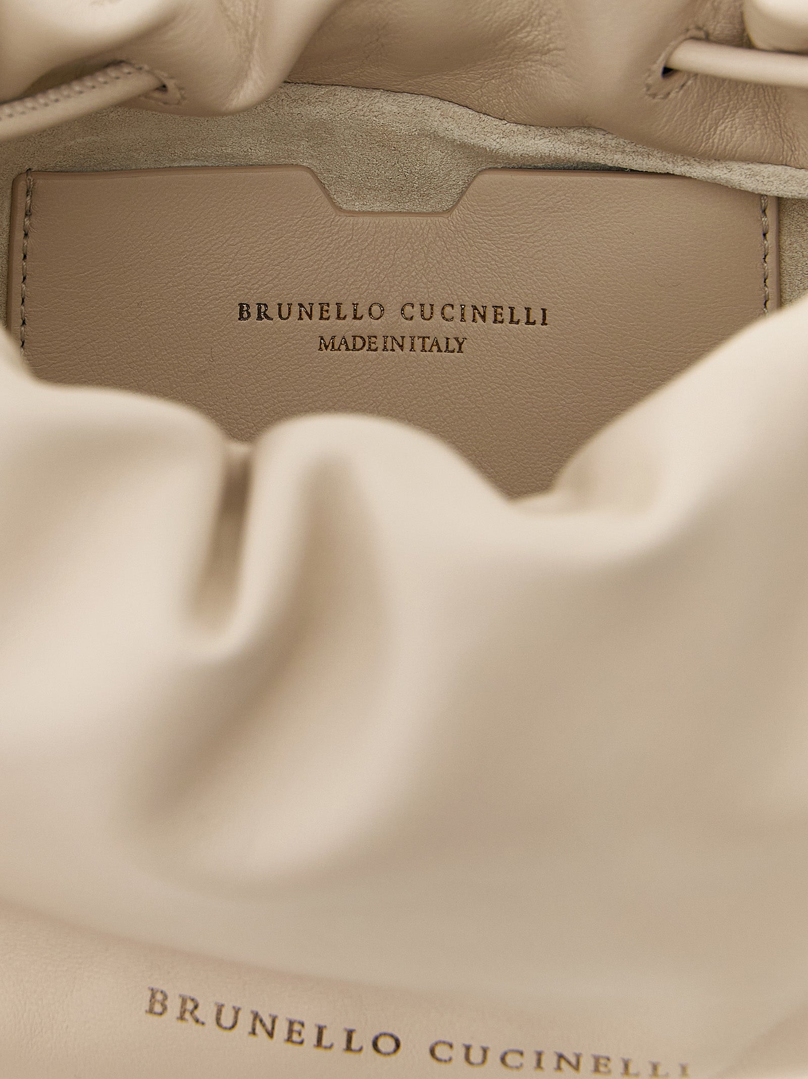White Lamb Leather Crossbody Bag