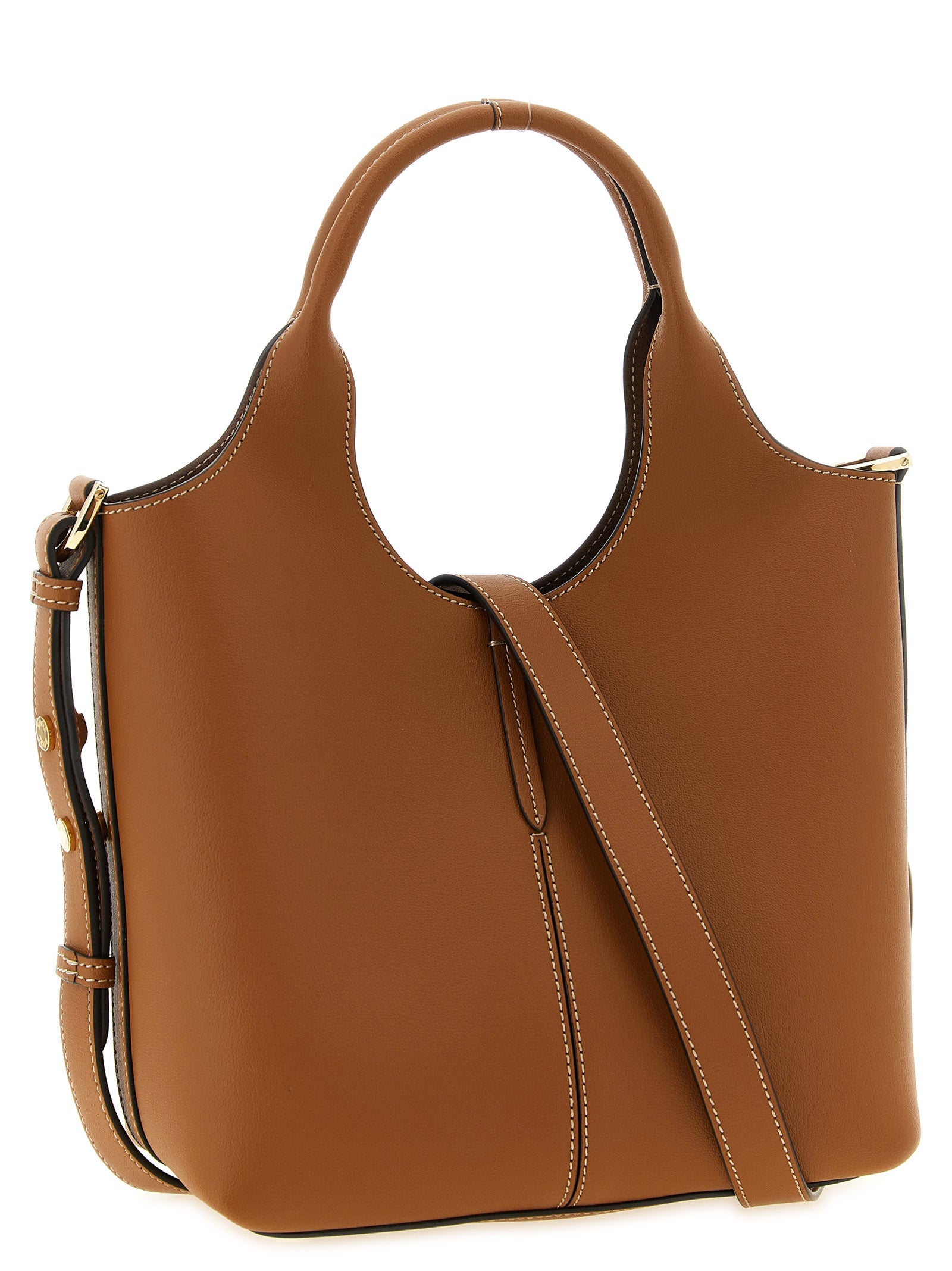 Brown Calfskin Tote Bag