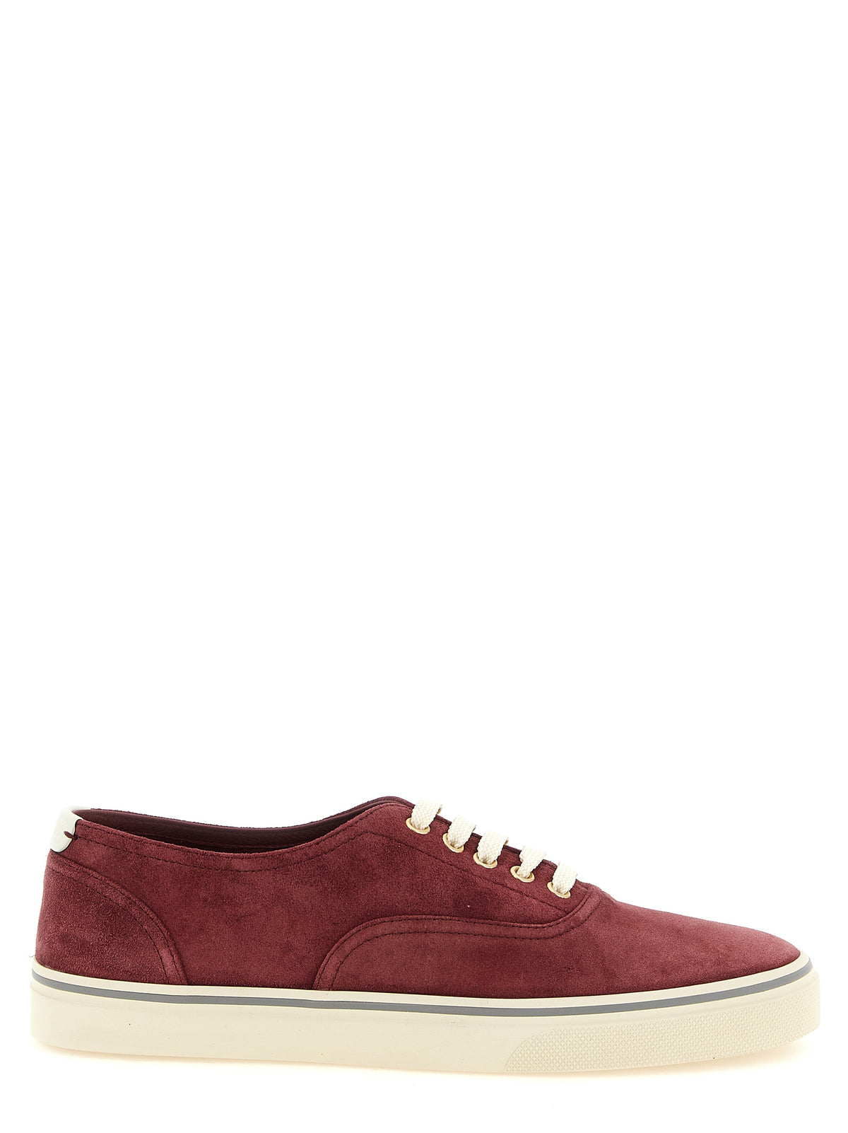 Bordeaux Calfskin Low Top Sneakers