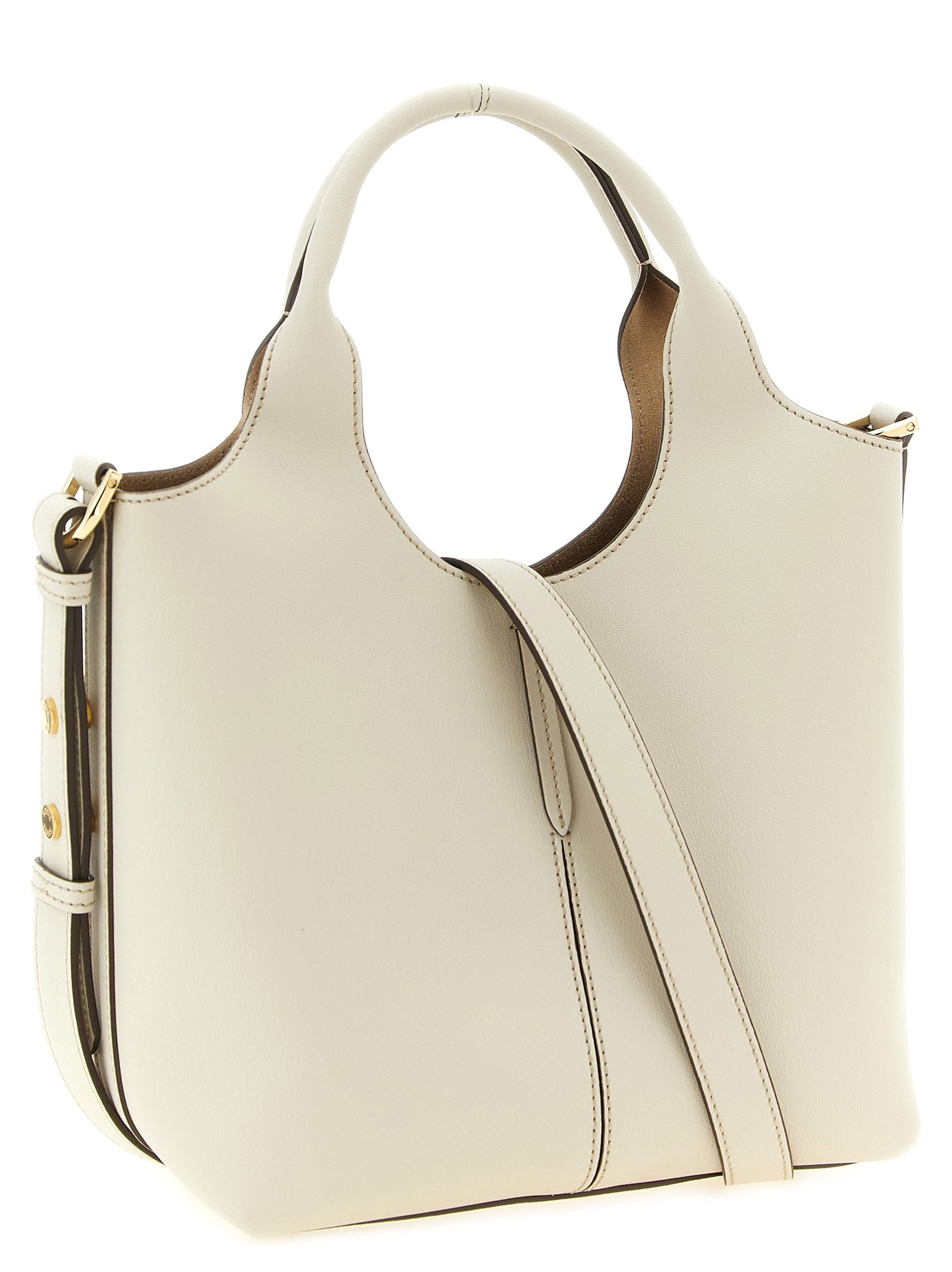 White Calfskin Tote Bag