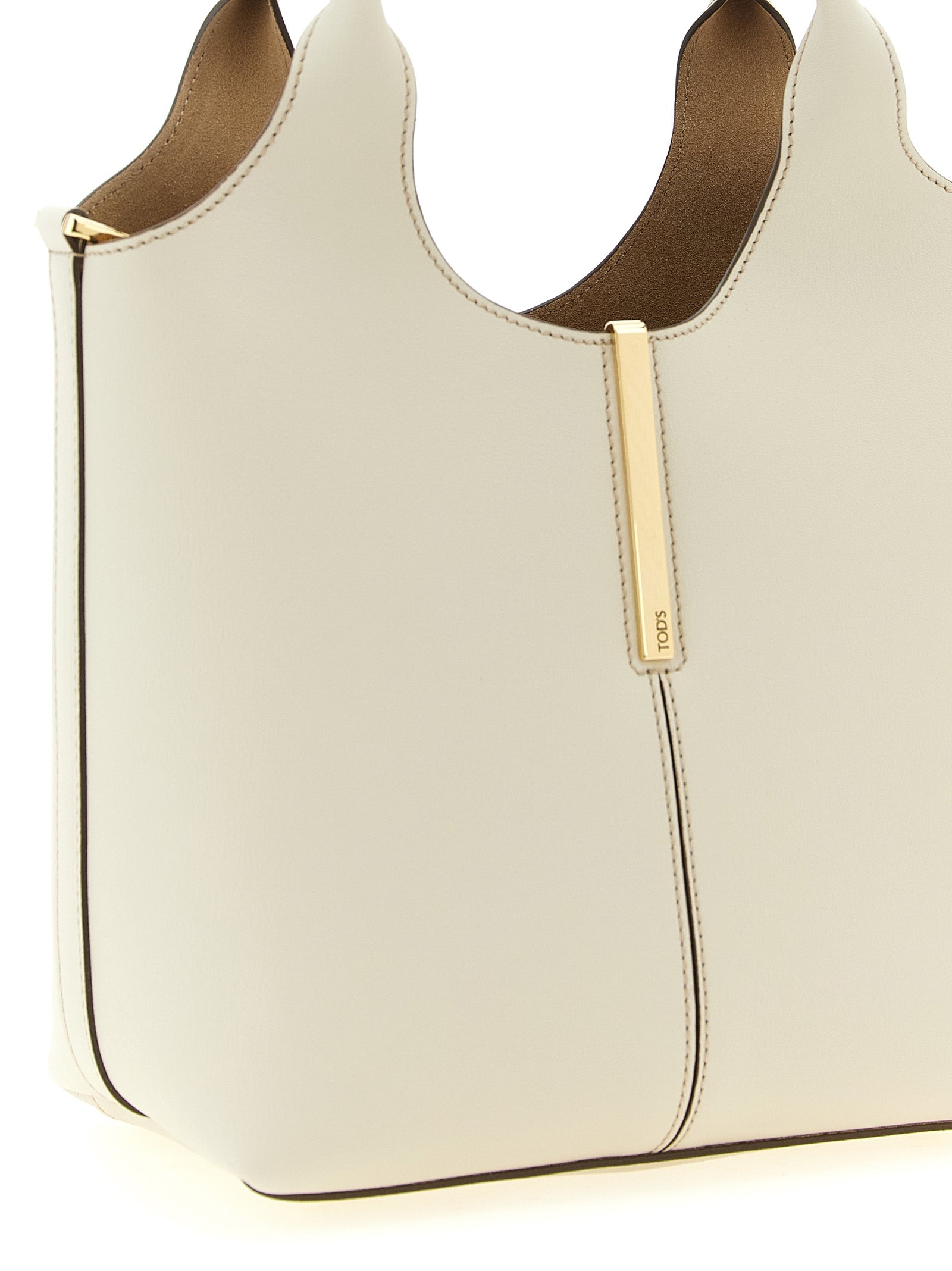 White Calfskin Tote Bag